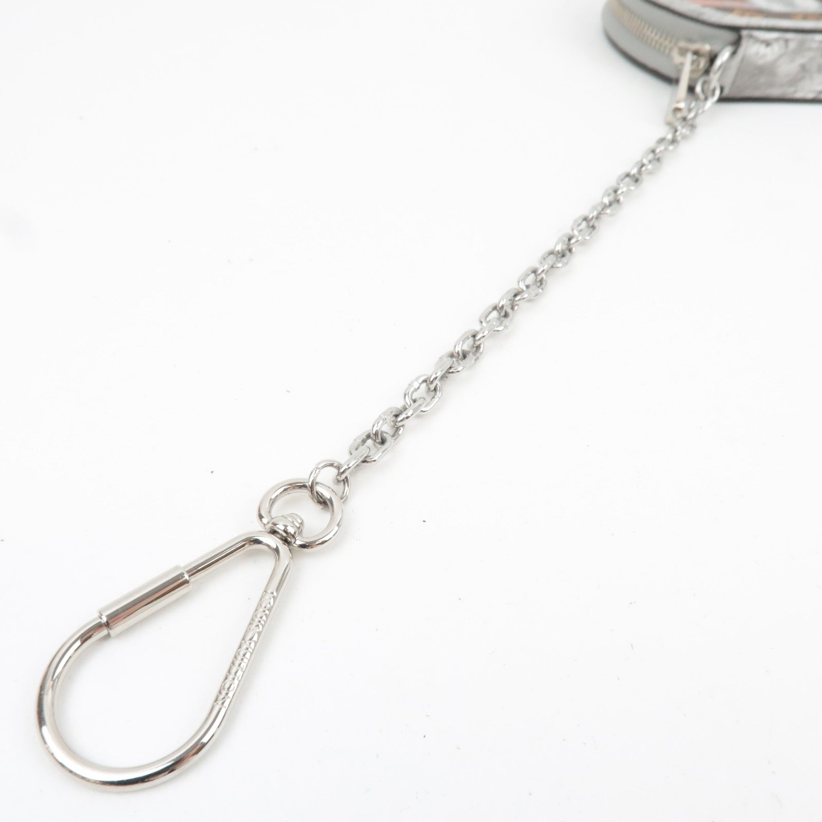 Louis Vuitton Transformed Monogram Trompe L'oeil Microboite Chapeau Coin Case Silver Brown M63596 CA2178 *Box, Dust bag