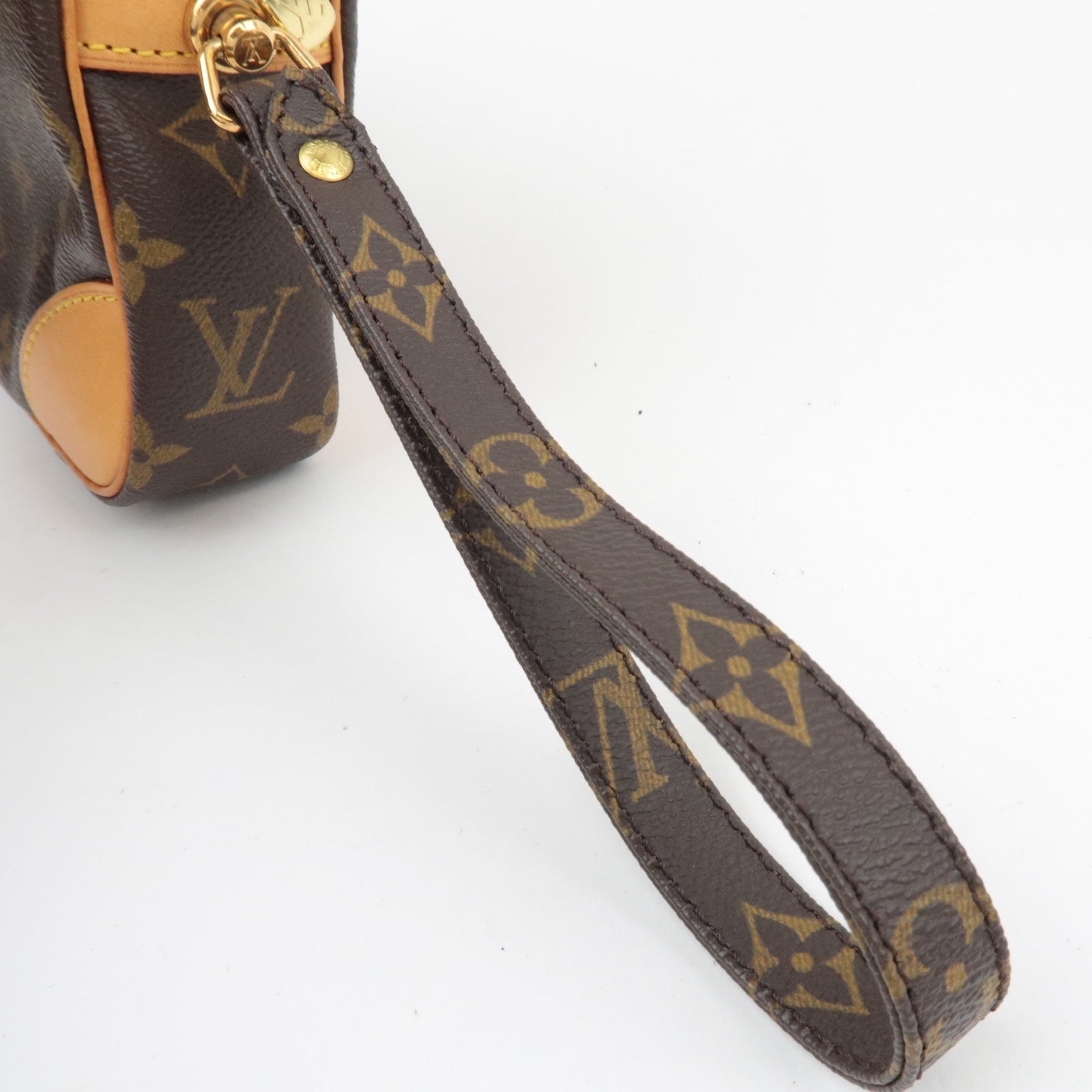 Louis Vuitton Monogram Marly Dragonne GM Wristlet Clutch M51825 SL0072