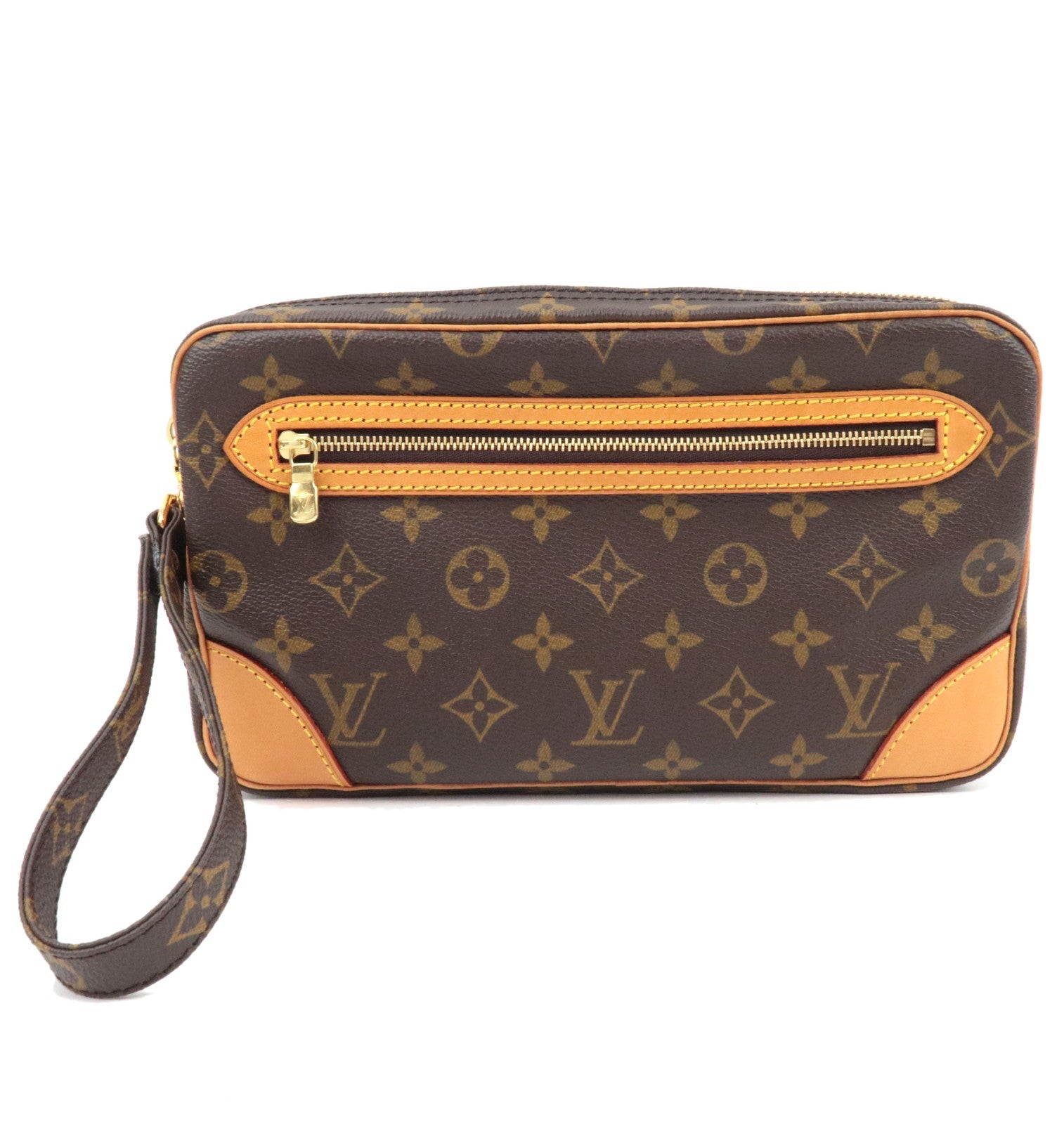 Louis Vuitton Monogram Marly Dragonne GM Wristlet Clutch M51825 SL007282252
