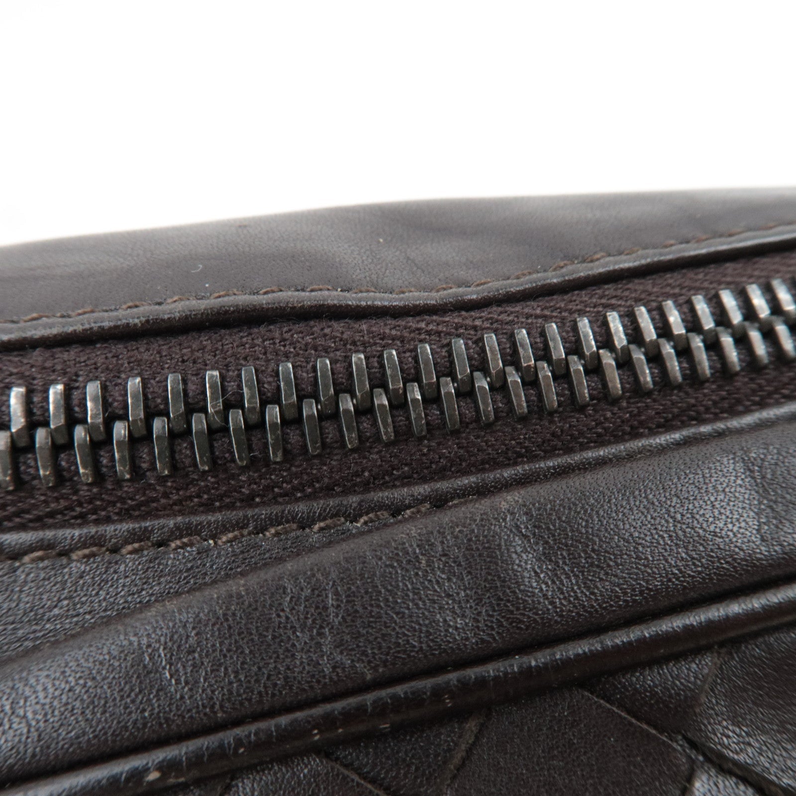 BOTTEGA VENETA Intrecciato Body Bag Leather Brown *Dust bag