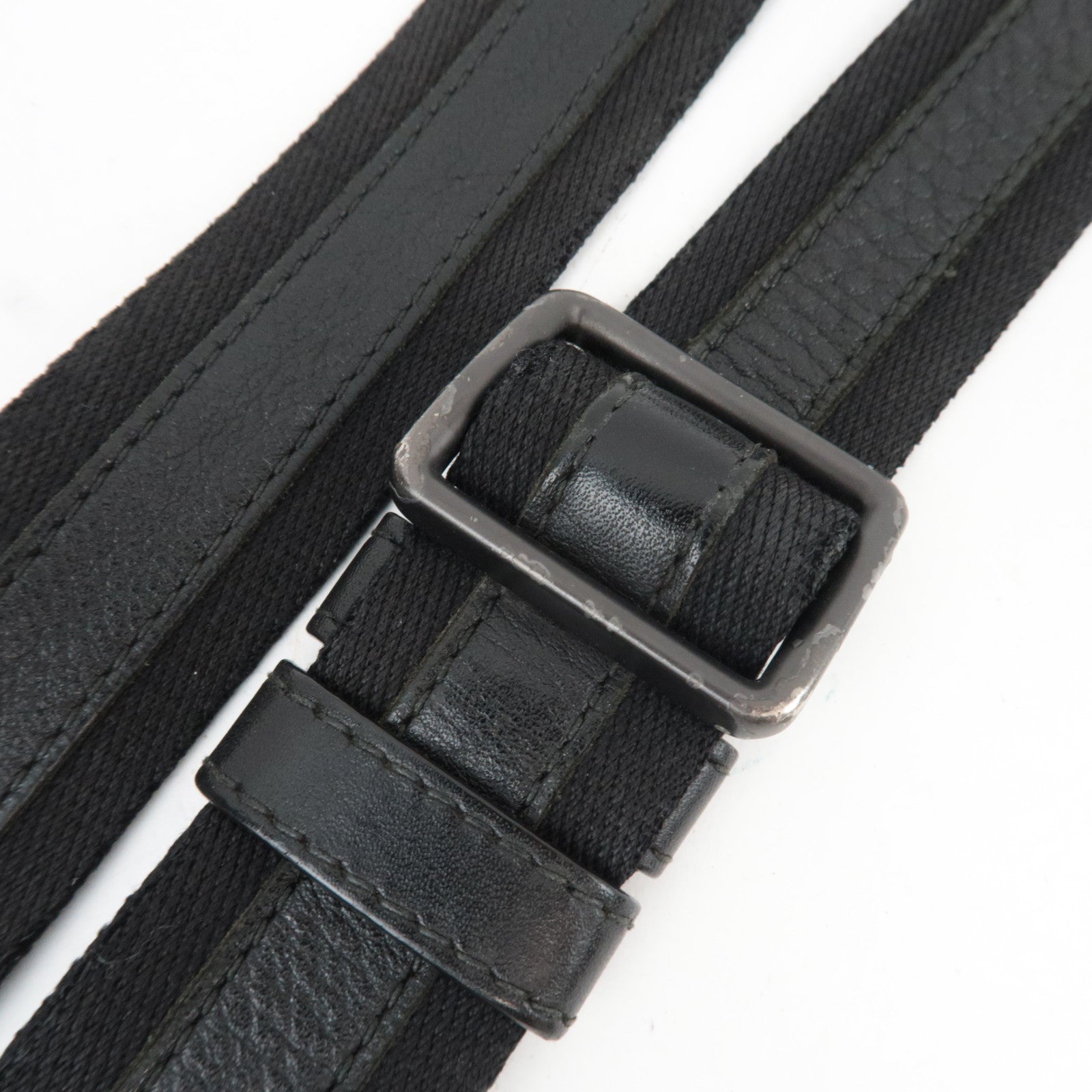 BOTTEGA VENETA Intrecciato Shoulder Bag Leather Black