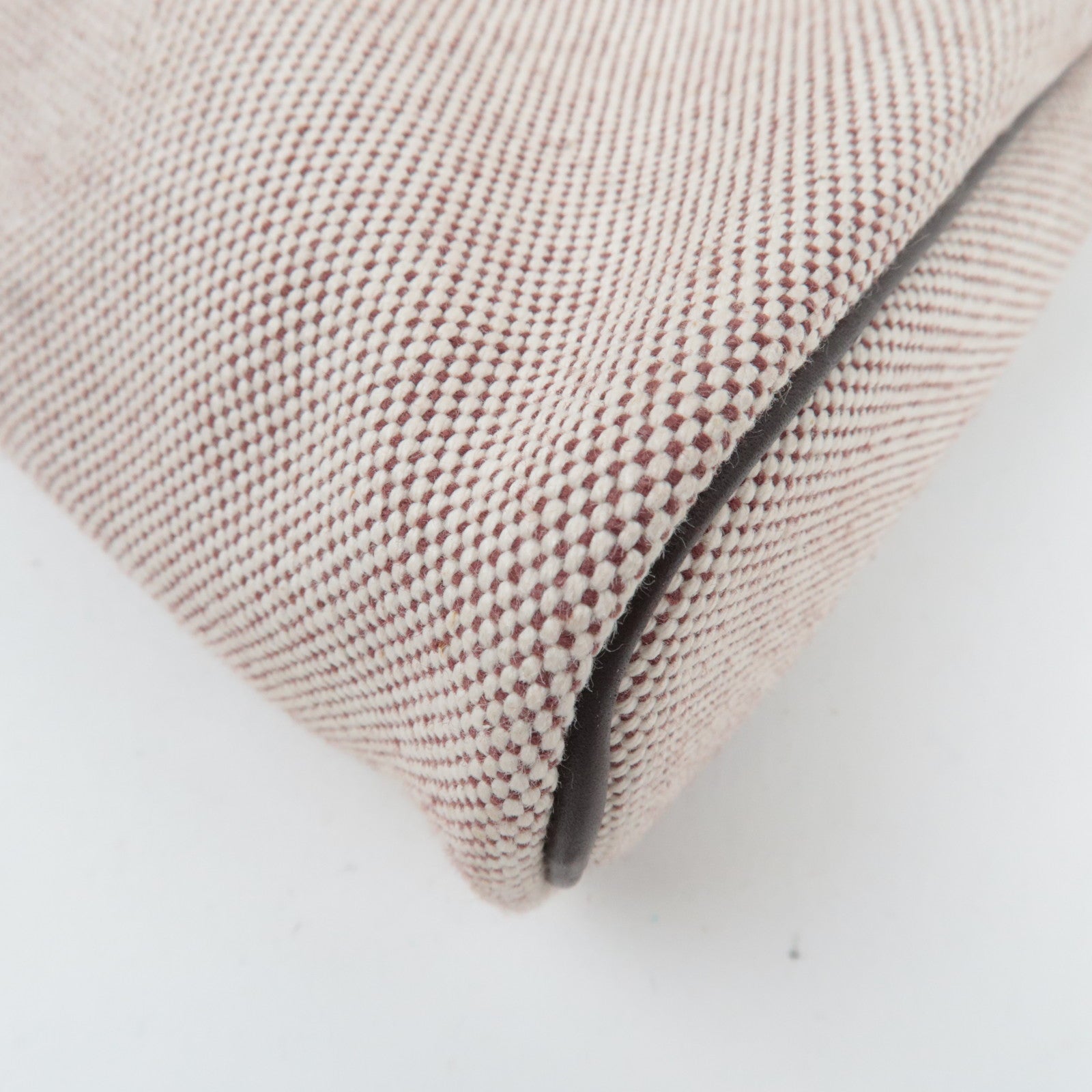 HERMES Sac Ibou MM Tote Bag J Stamp (2006) Toile H Leather Natural Brown *Dust bag