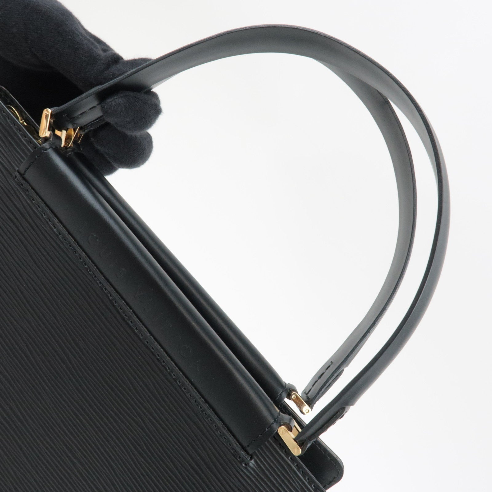 Louis Vuitton Epi Figari PM Handbag Noir M52012 FL1012 *Dust bag