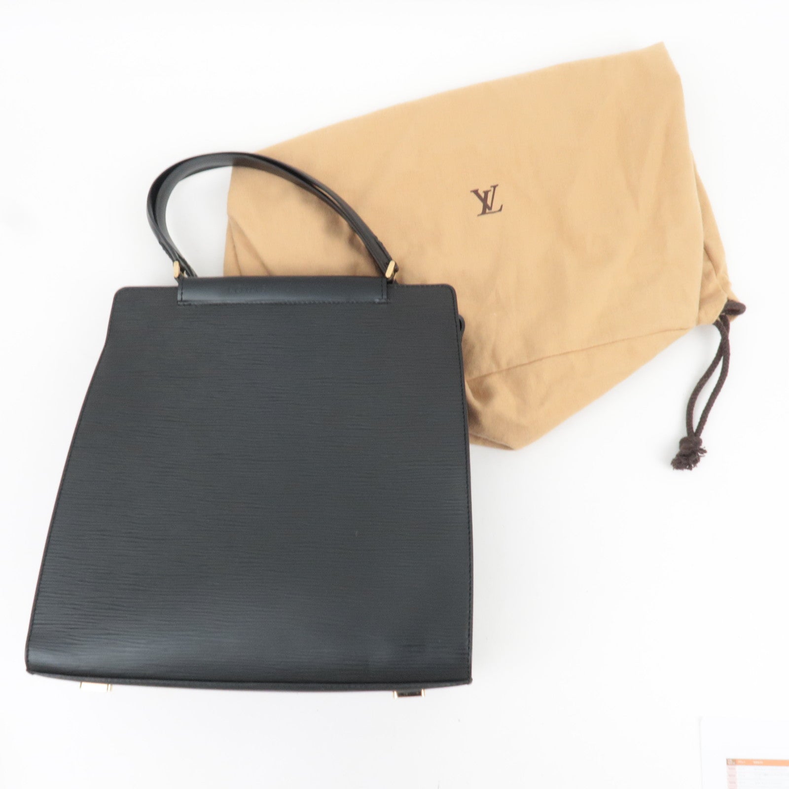 Louis Vuitton Epi Figari PM Handbag Noir M52012 FL1012 *Dust bag