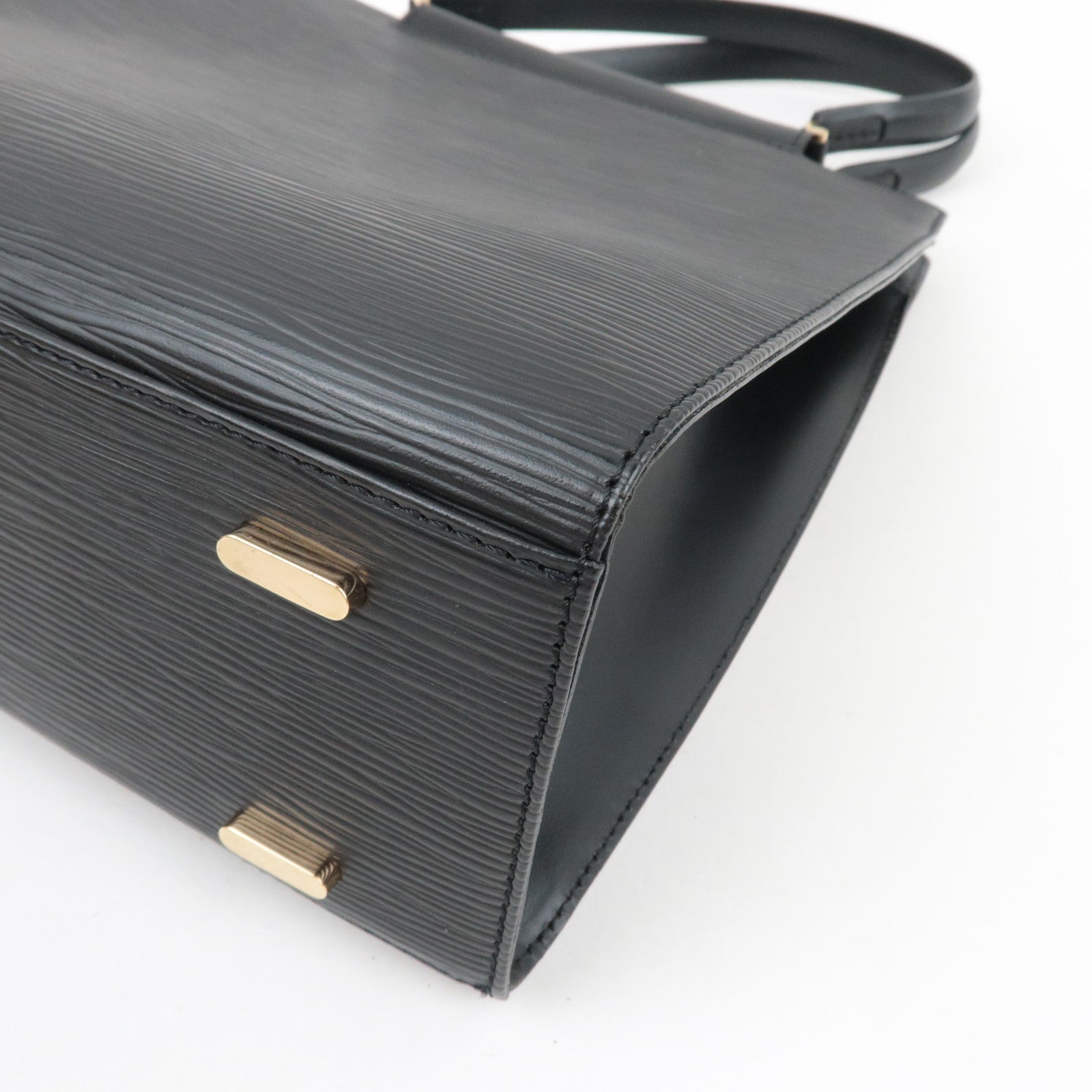 Louis Vuitton Epi Figari PM Handbag Noir M52012 FL1012 *Dust bag