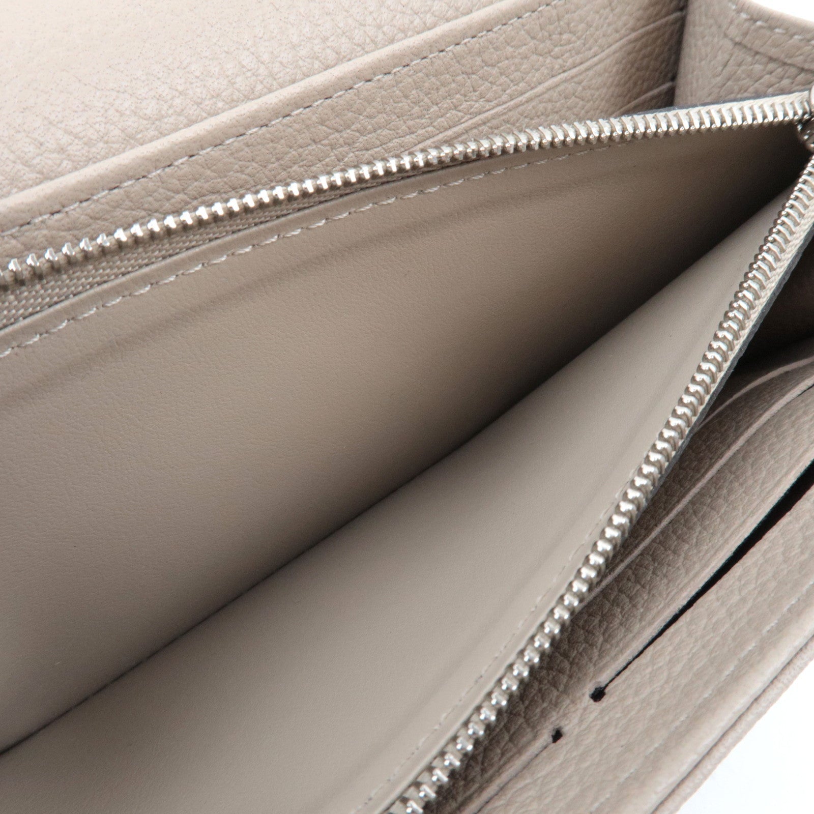 Louis Vuitton Monogram Mahina Portefeuille Iris Long Wallet Galet M60177 TN0189 *Box, Dust bag