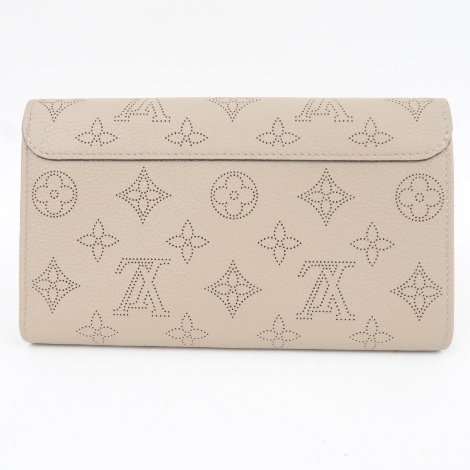 Louis Vuitton Monogram Mahina Portefeuille Iris Long Wallet Galet M60177 TN0189 *Box, Dust bag