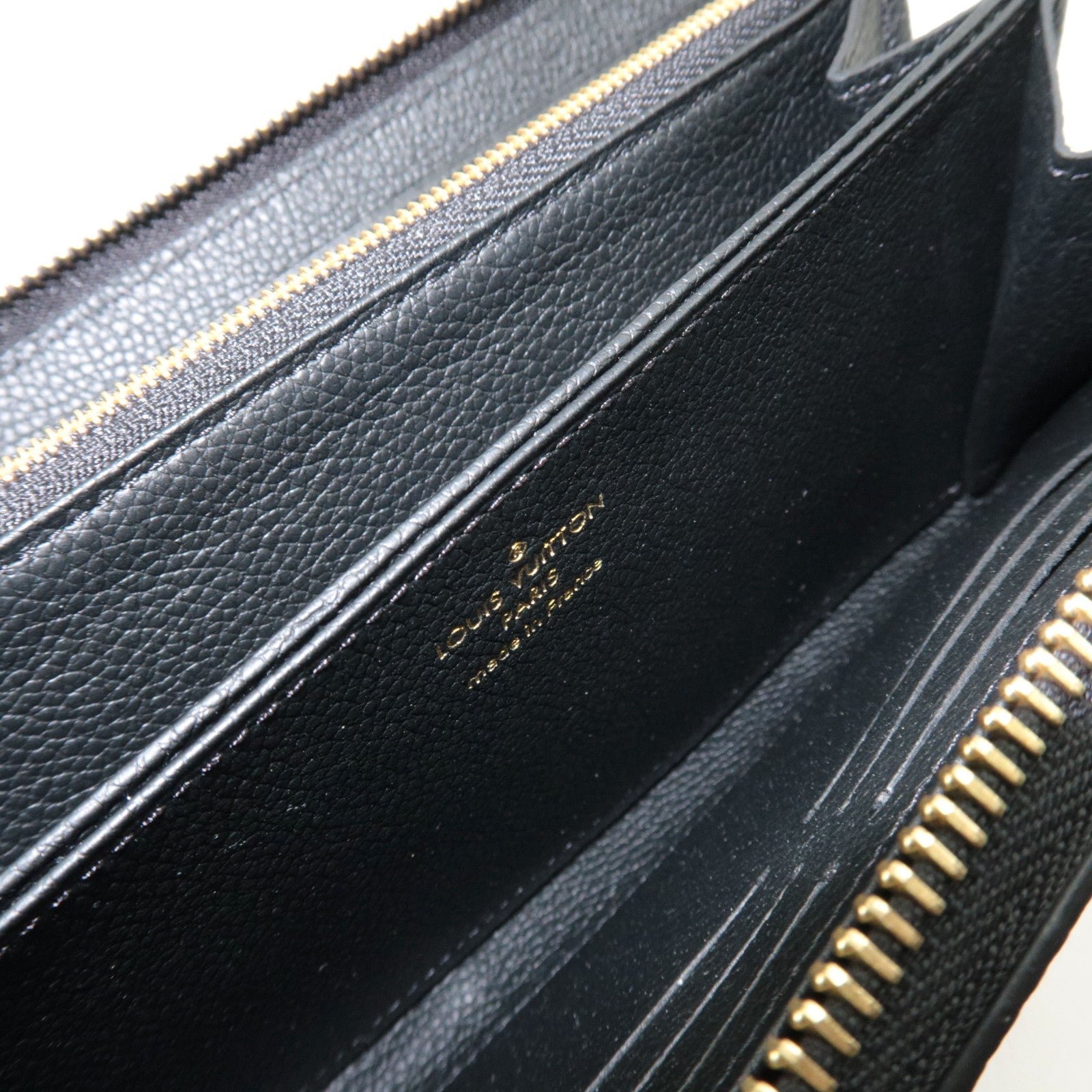 Louis Vuitton Bicolor Monogram Empreinte Zippy Long Wallet Noir M80481 RFID *Box, Dust bag
