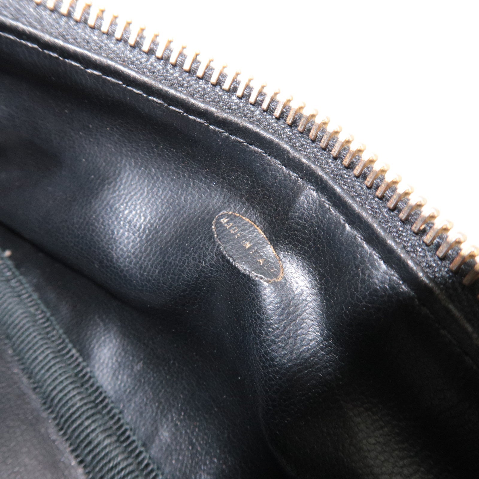 CHANEL Bicolore Leather Vanity Bag Black Gold HDW A01618 3458890