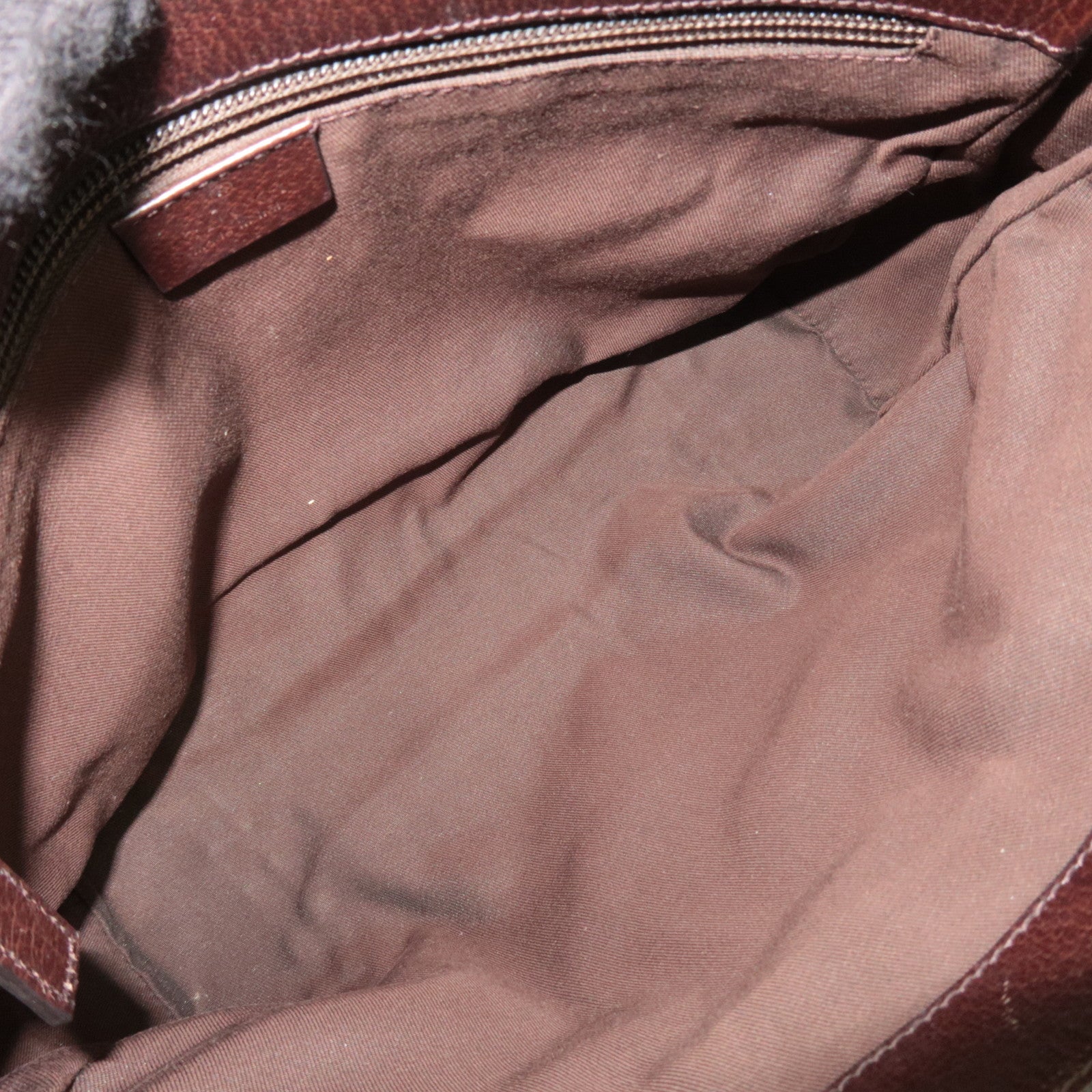 GUCCI Shoulder Bag GG Canvas Leather Beige Brown 114273