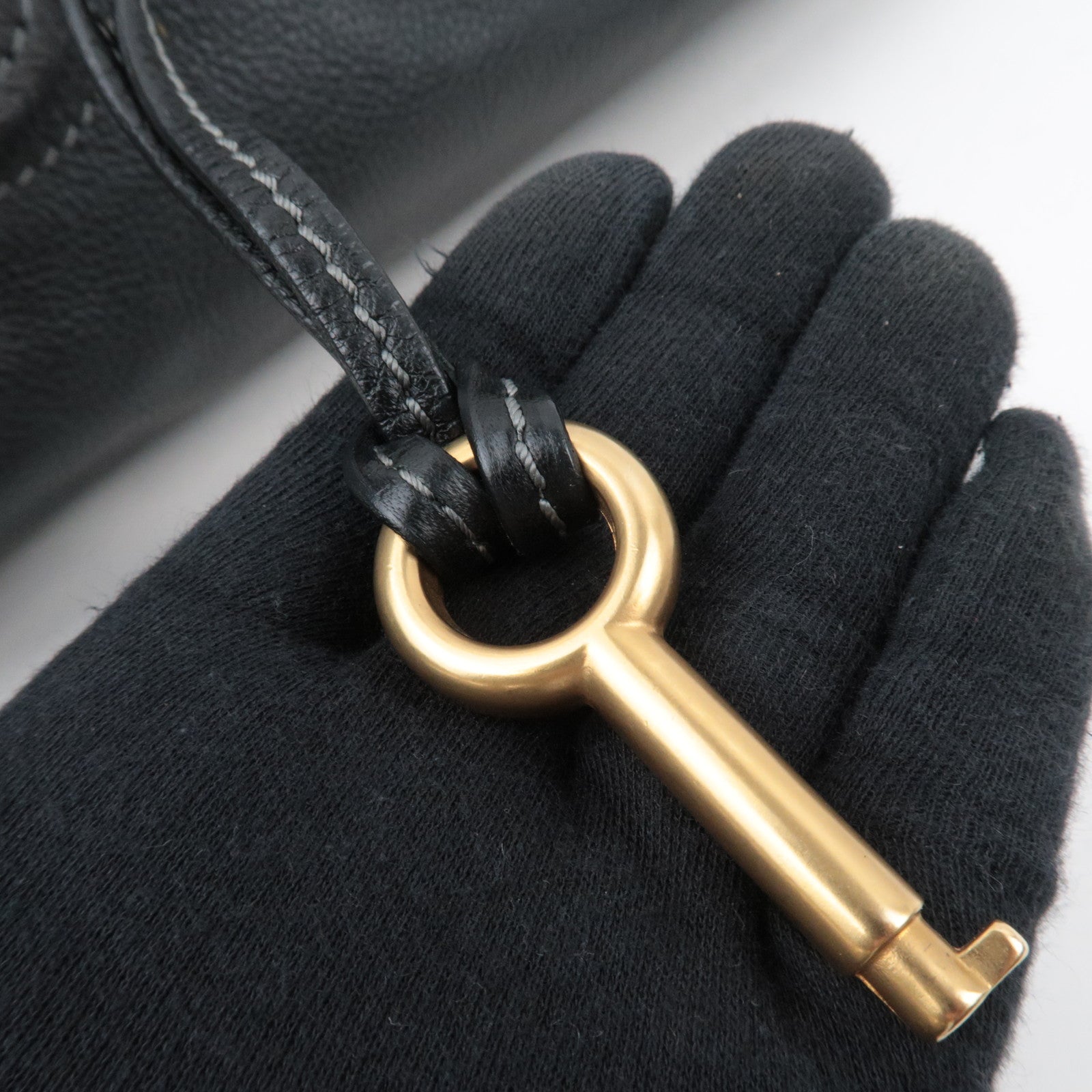 Chloe Paddington Handbag Leather Black *Dust bag, Key