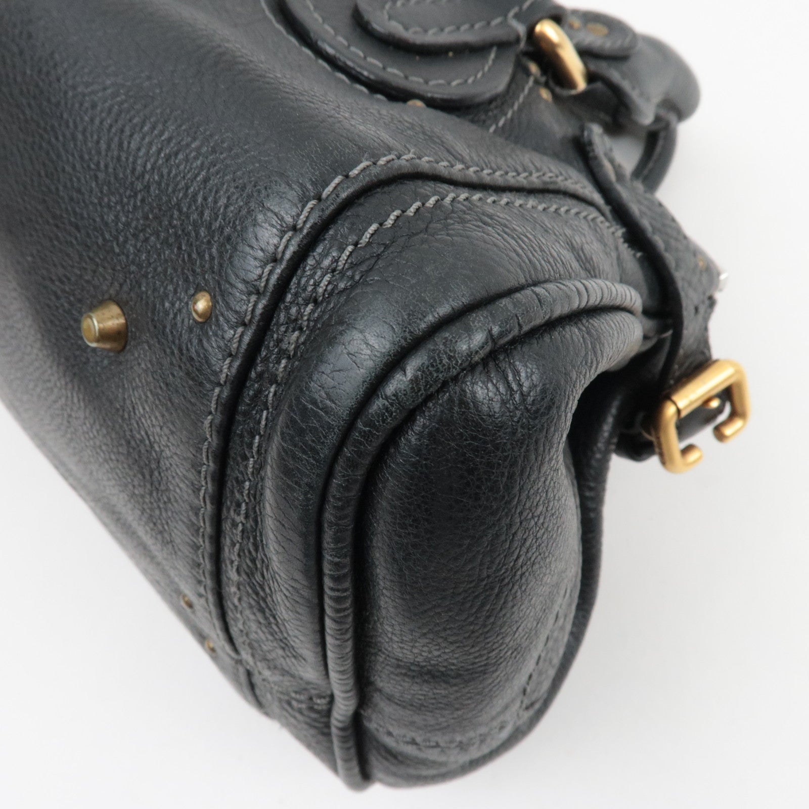 Chloe Paddington Handbag Leather Black *Dust bag, Key