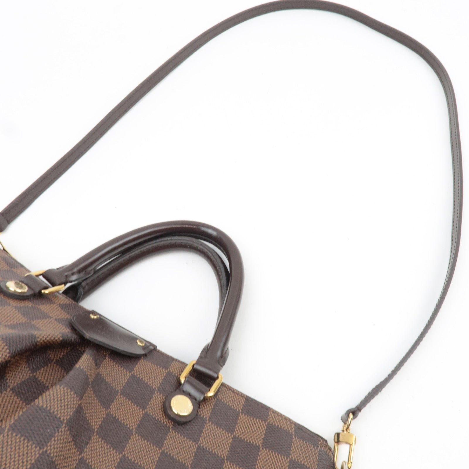 Louis Vuitton Damier Siena PM 2Way Handbag N41545 TJ4106 *Strap