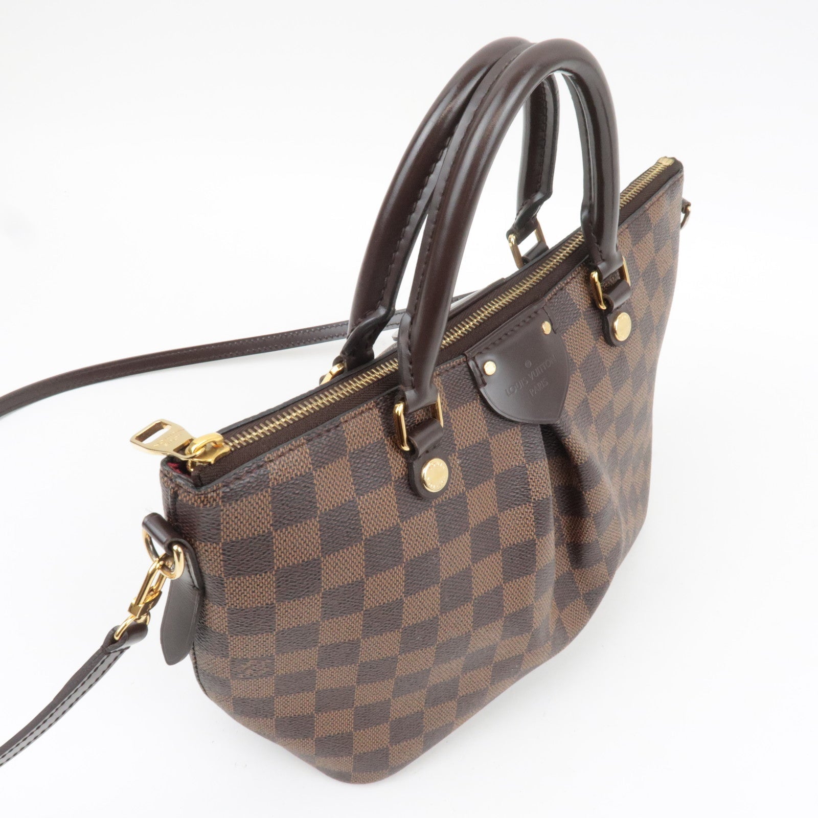 Louis Vuitton Damier Siena PM 2Way Handbag N41545 TJ4106 *Strap