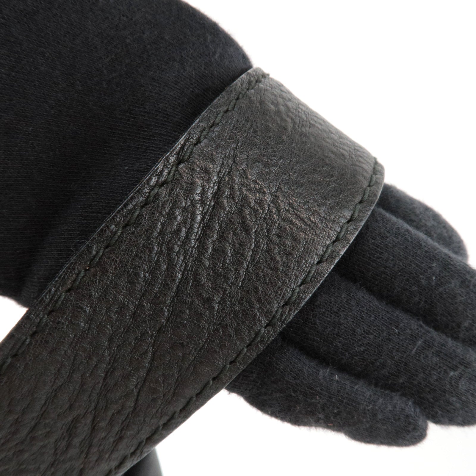 GUCCI Interlocking G Shoulder Bag Leather Black 223951