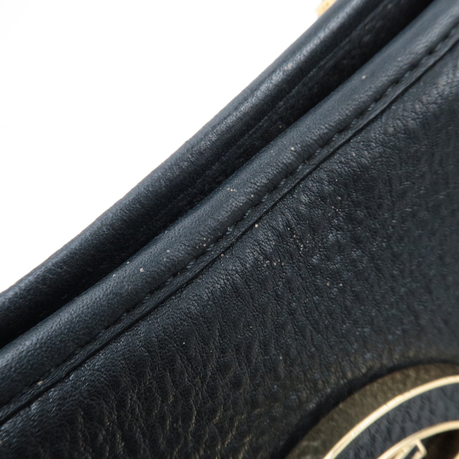 TORY BURCH 2Way Shoulder Bag Leather Black *Strap