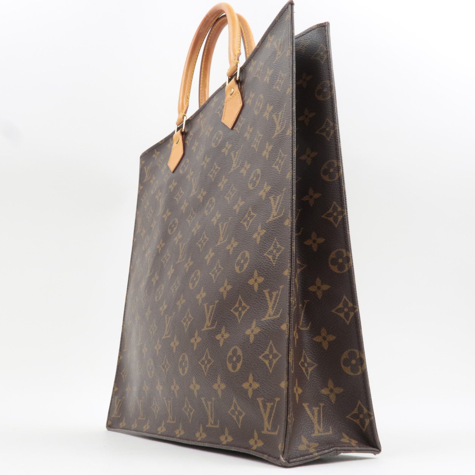 Louis Vuitton Monogram Sac Plat Tote Bag M51140 MI0053