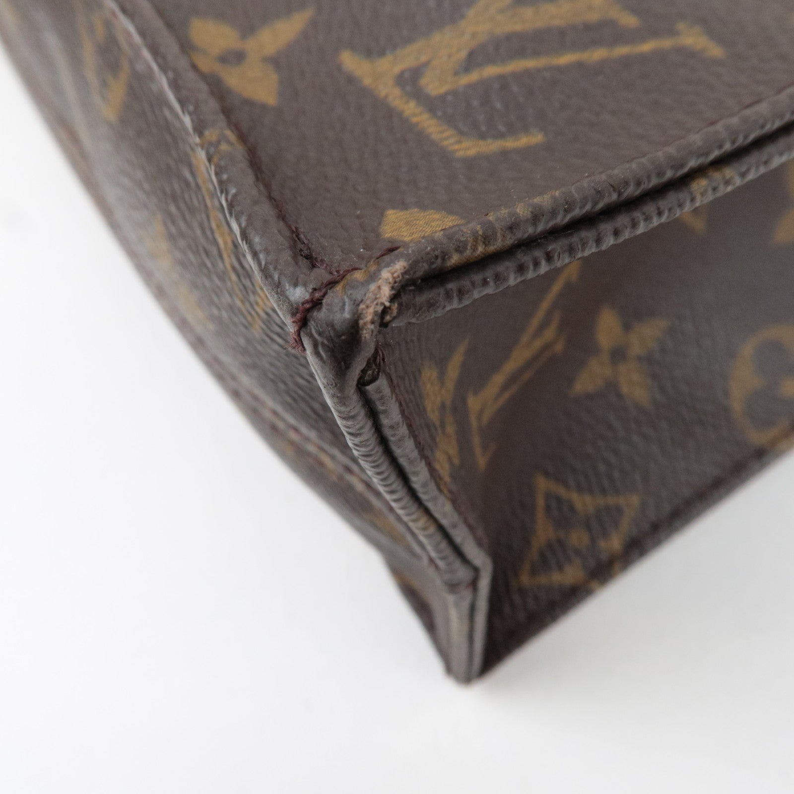 Louis Vuitton Monogram Sac Plat Tote Bag M51140 MI0053