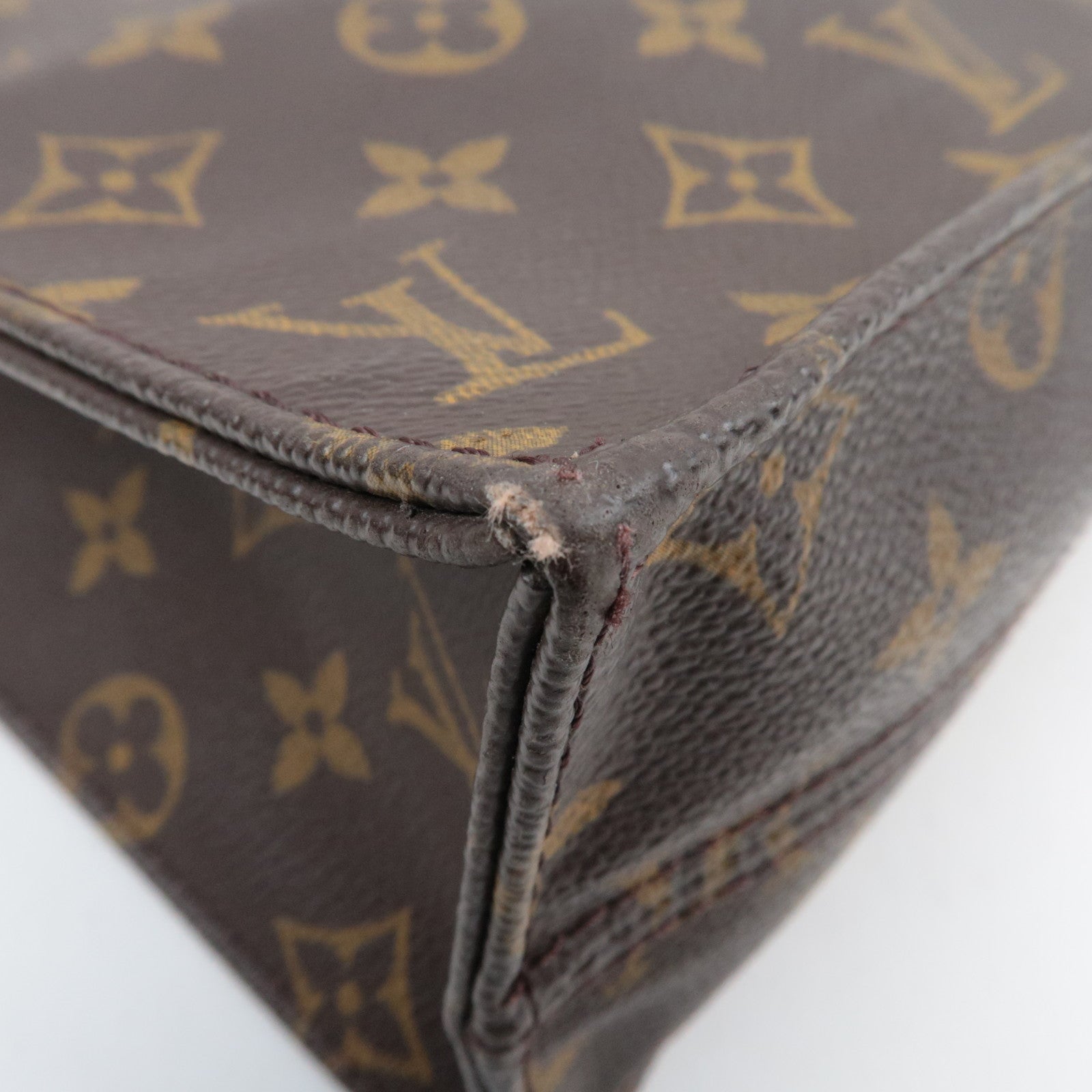 Louis Vuitton Monogram Sac Plat Tote Bag M51140 MI0053