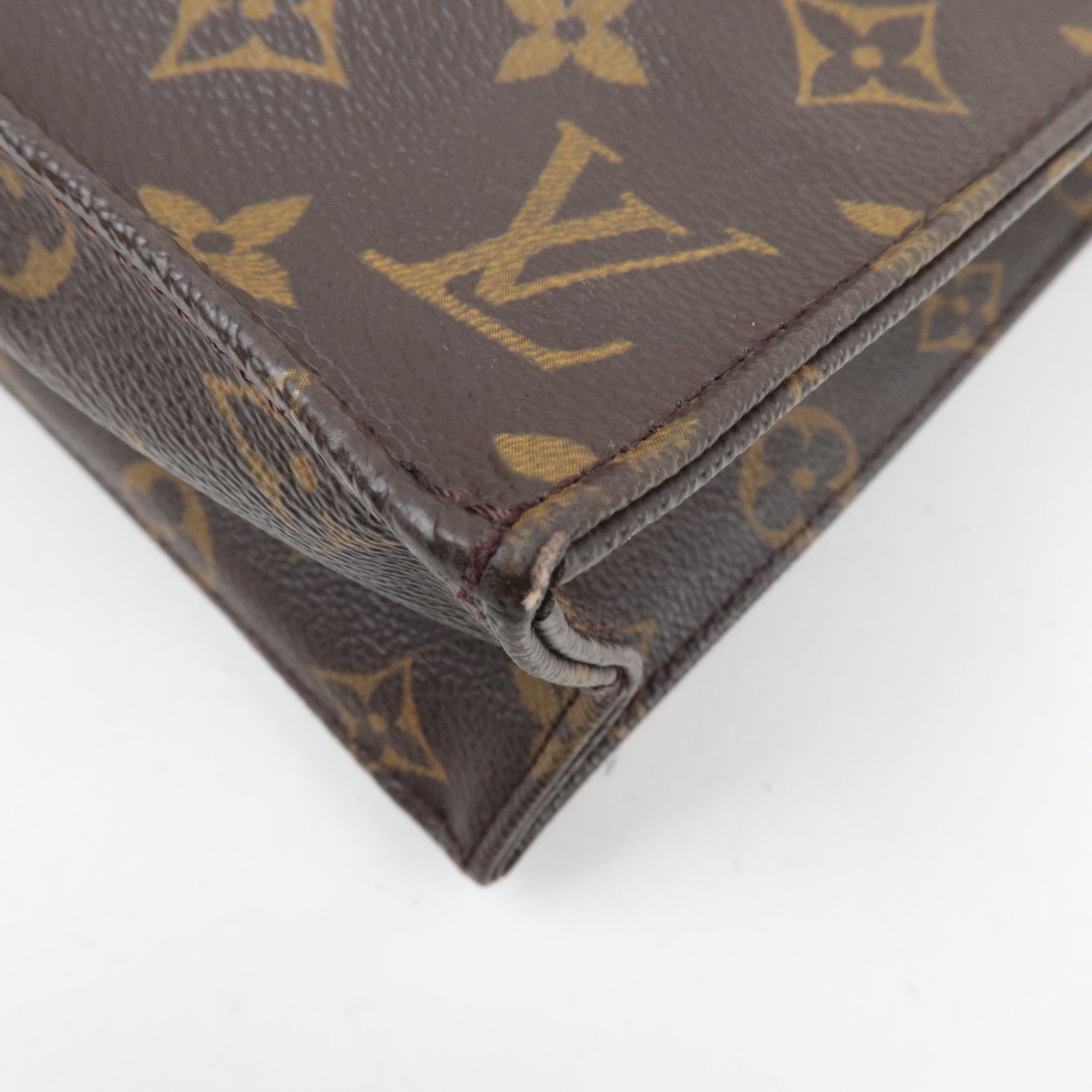 Louis Vuitton Monogram Sac Plat Tote Bag M51140 MI0053