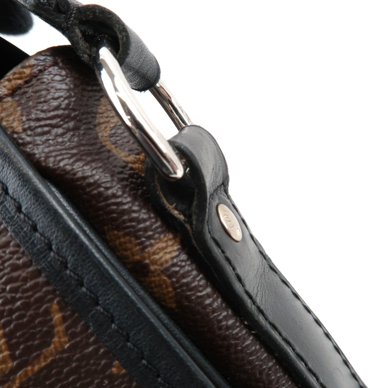 Louis Vuitton Monogram Macassar Bass MM Shoulder Bag M56715 AA3019