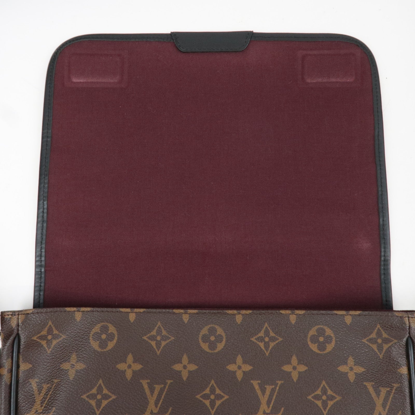 Louis Vuitton Monogram Macassar Bass MM Shoulder Bag M56715 AA3019