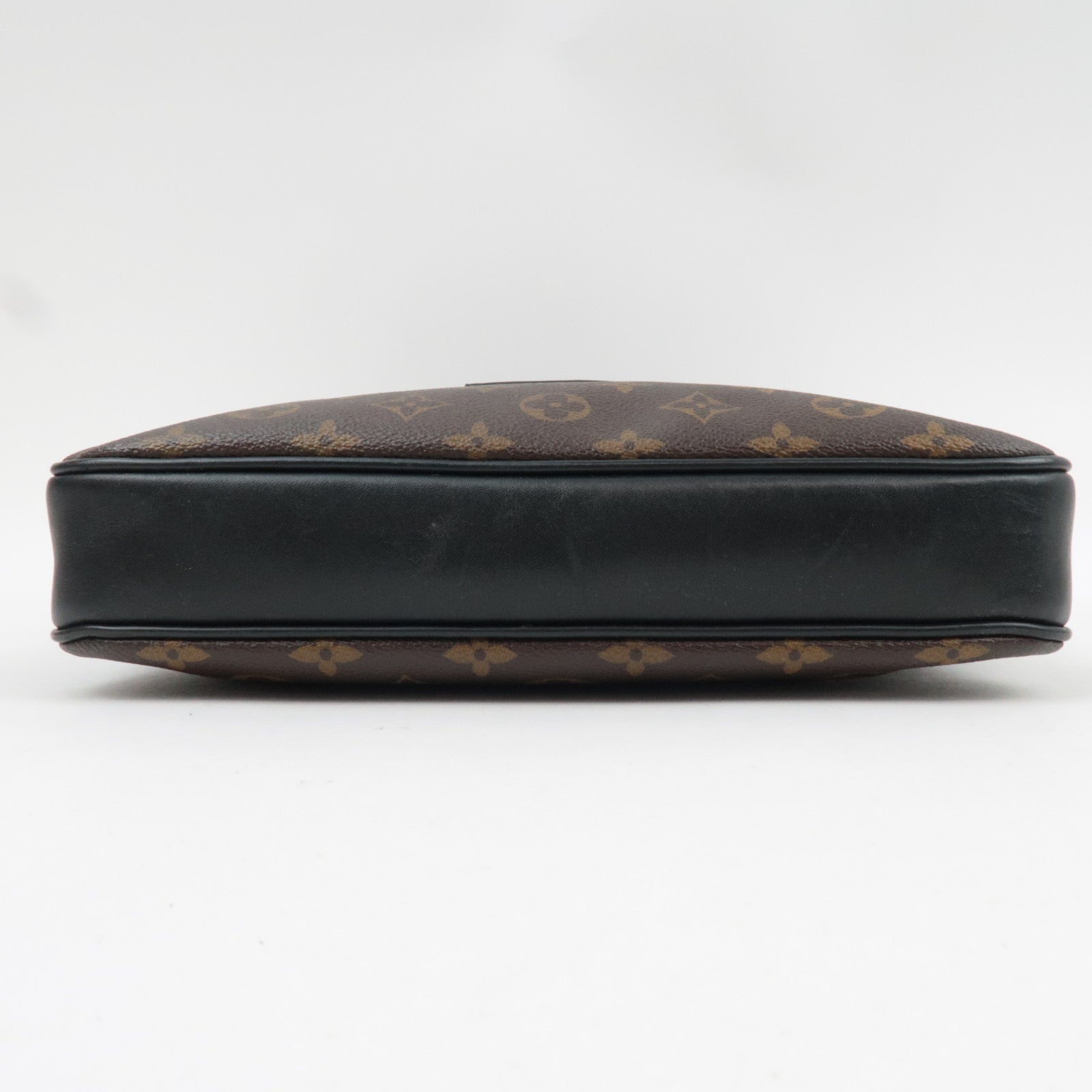 Louis Vuitton Monogram Macassar Bass MM Shoulder Bag M56715 AA3019