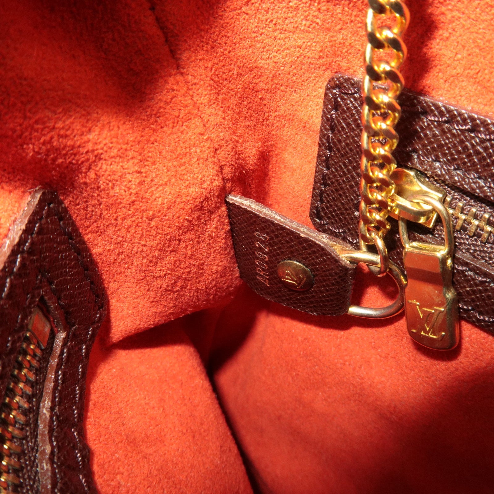 Louis Vuitton Damier Marais Shoulder Bag N42240 AR0928 *Pouch