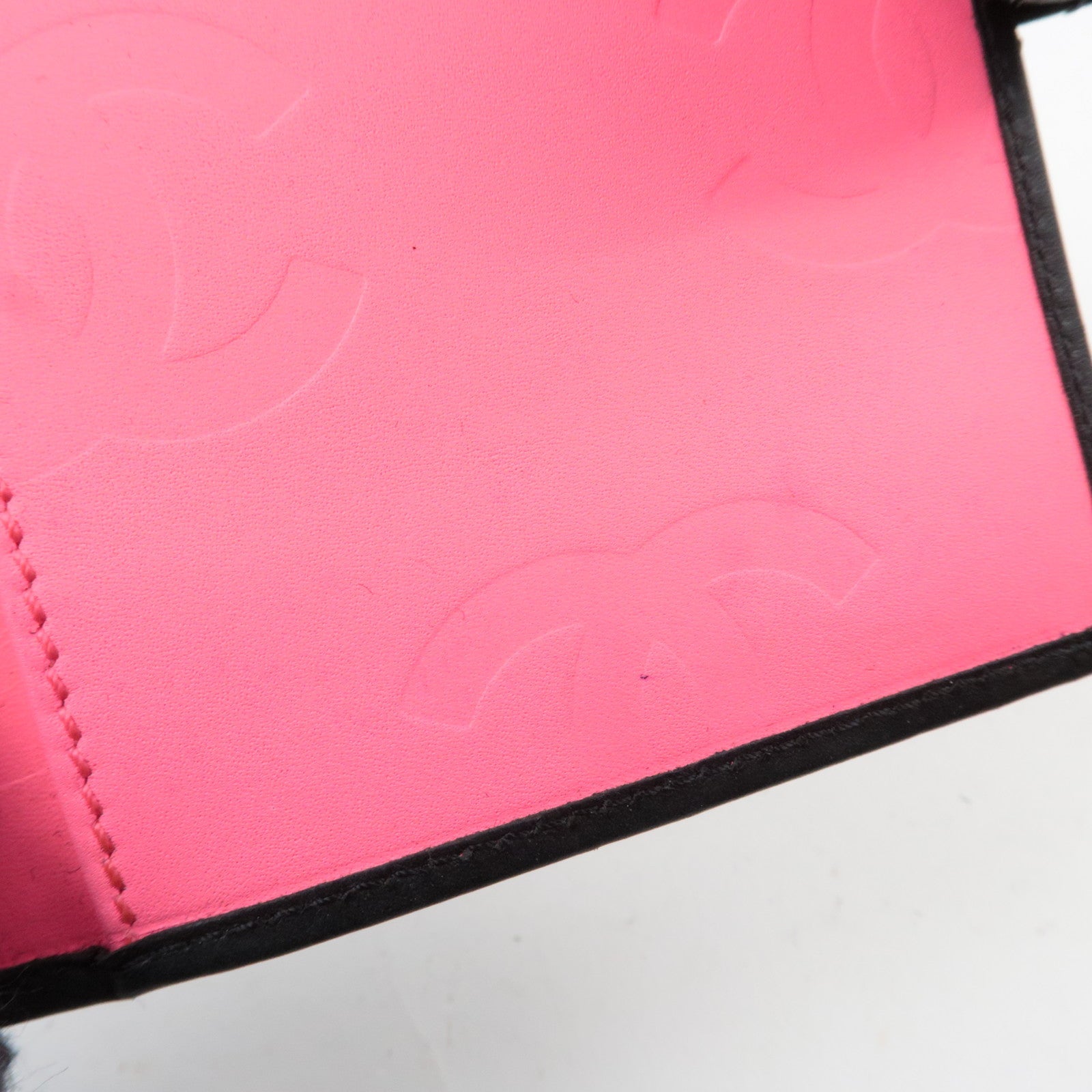 CHANEL Cambon Line Planner Cover Lambskin Black A26727 9727798 *Box, G card