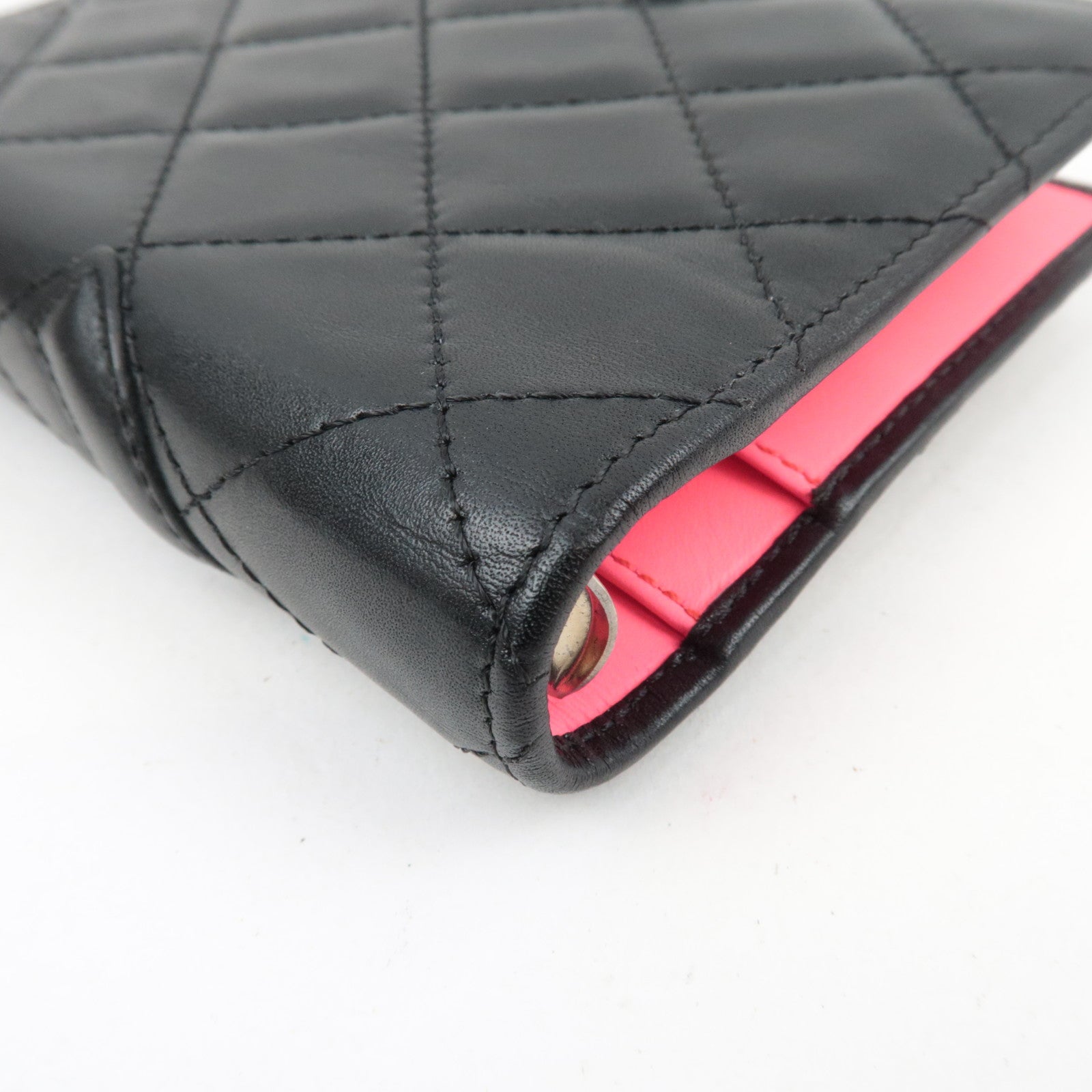 CHANEL Cambon Line Planner Cover Lambskin Black A26727 9727798 *Box, G card