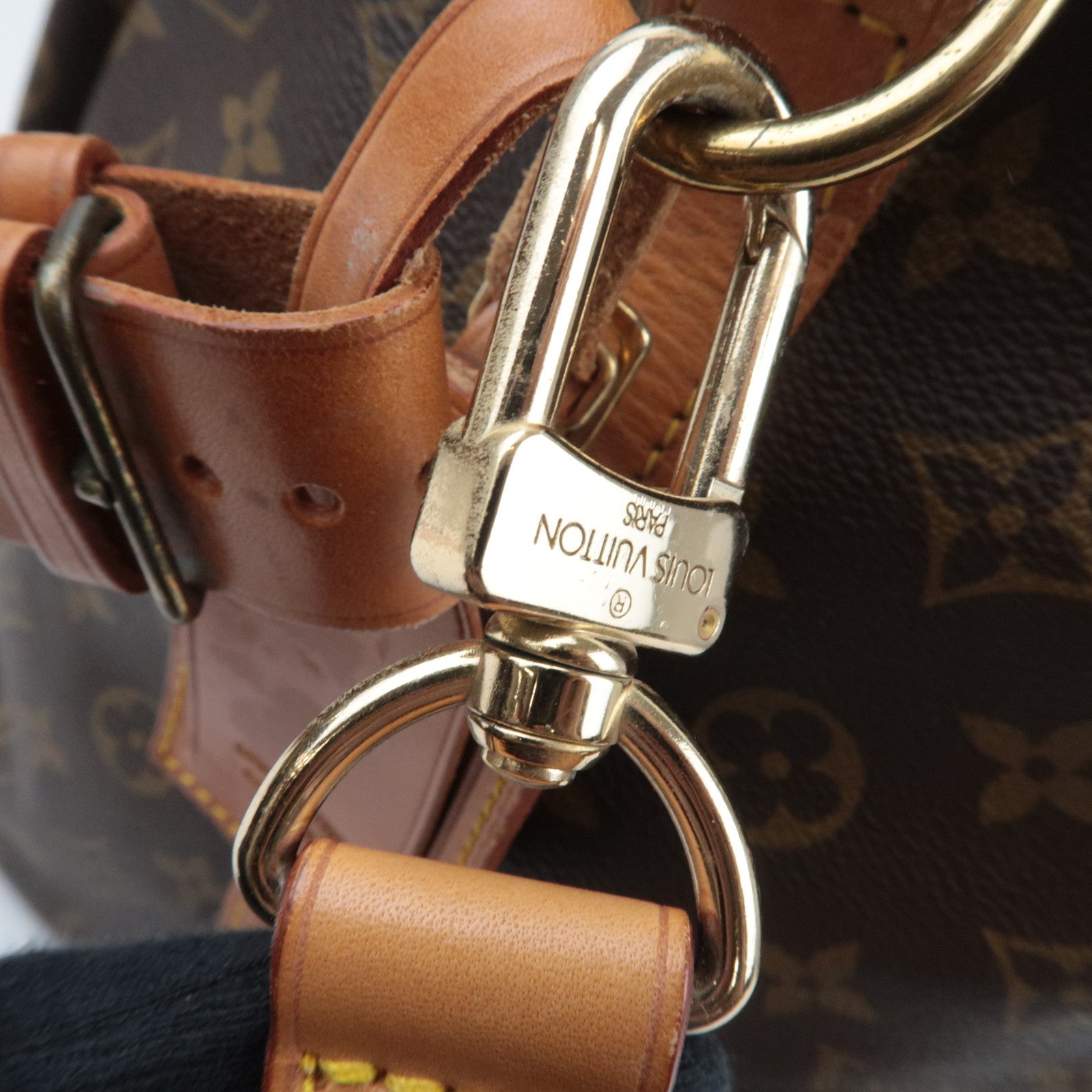 Louis Vuitton Monogram Keepall Bandouliere 50 Travel Bag M41416 VI873 *Strap, Name tag, Poignet