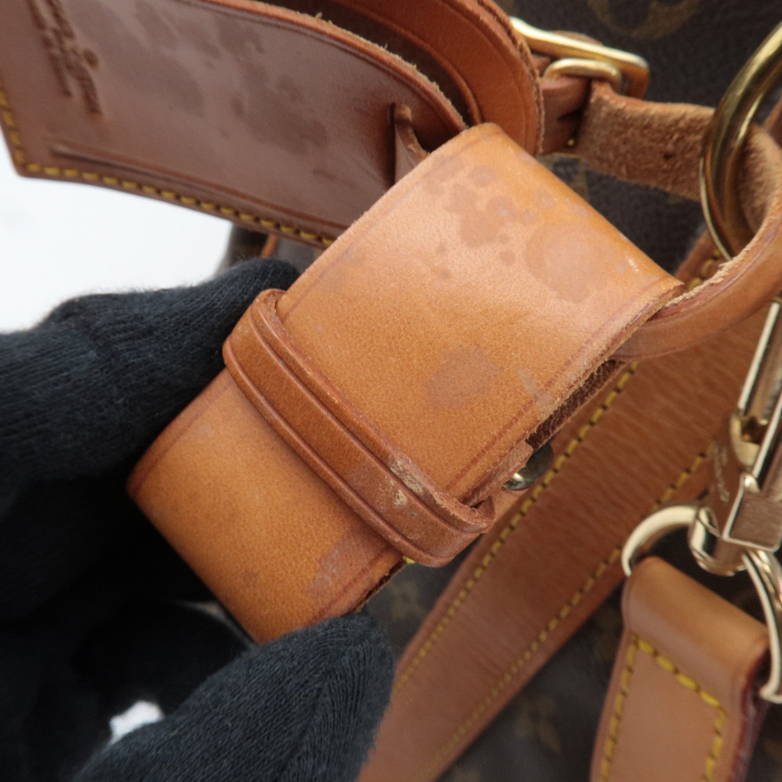 Louis Vuitton Monogram Keepall Bandouliere 50 Travel Bag M41416 VI873 *Strap, Name tag, Poignet