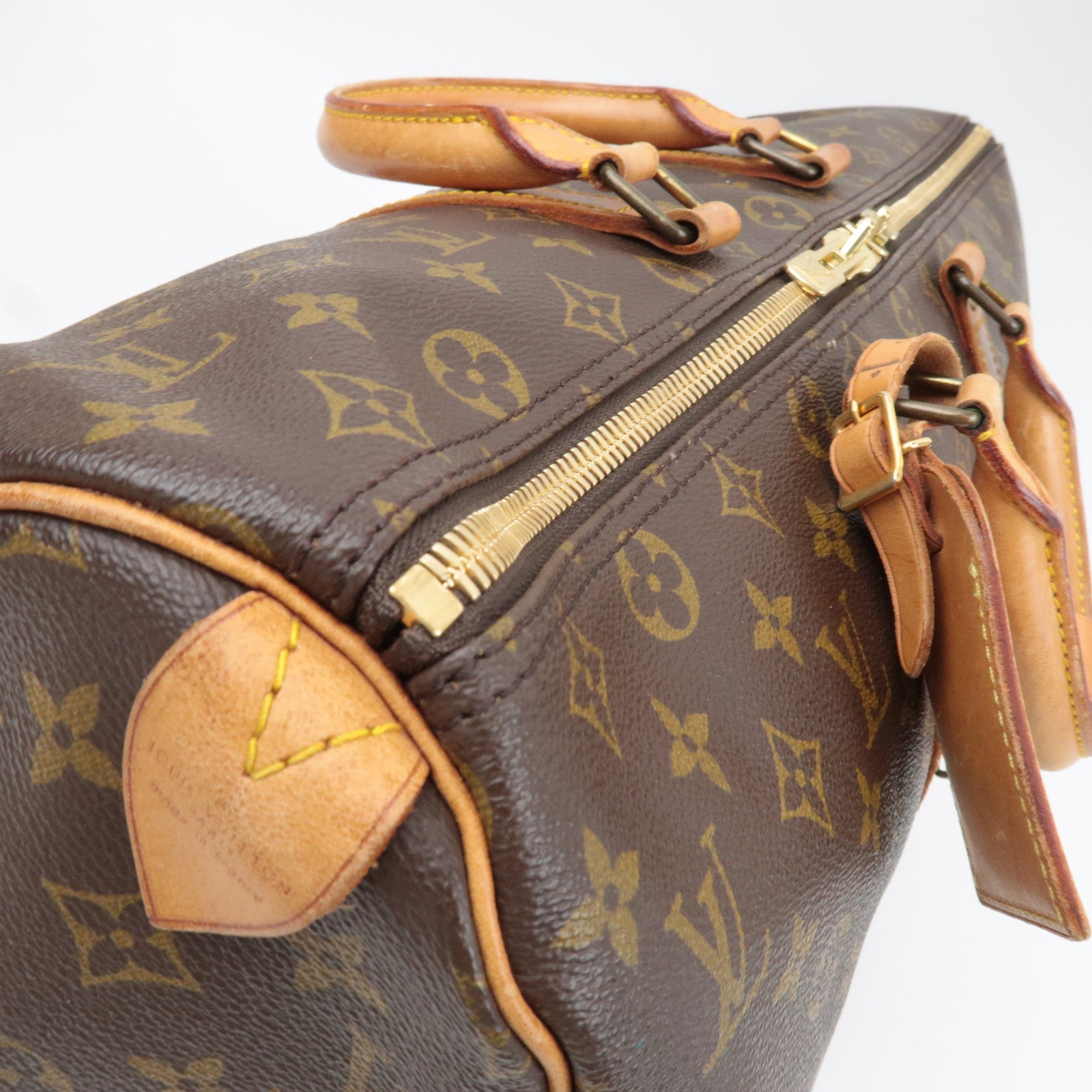 Louis Vuitton Monogram Keepall 45 Old Model M41428 831SA *Name tag, Poignet, Key Lock