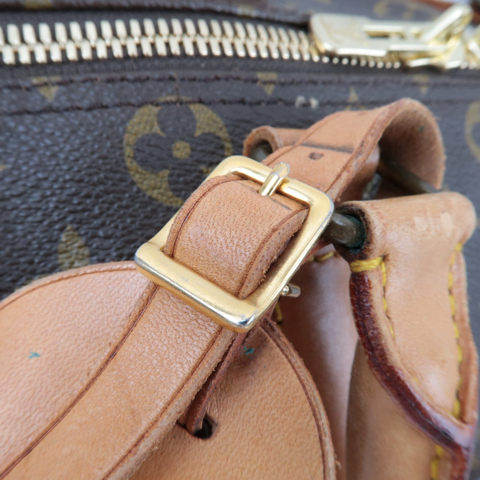 Louis Vuitton Monogram Keepall 45 Old Model M41428 831SA *Name tag, Poignet, Key Lock