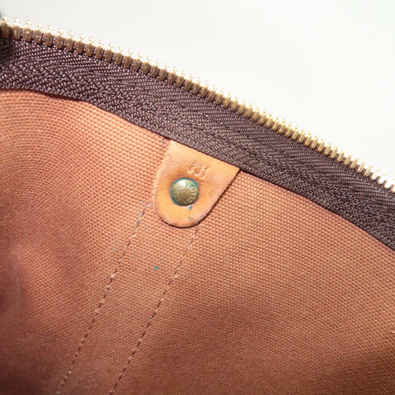 Louis Vuitton Monogram Keepall 45 Old Model M41428 831SA *Name tag, Poignet, Key Lock