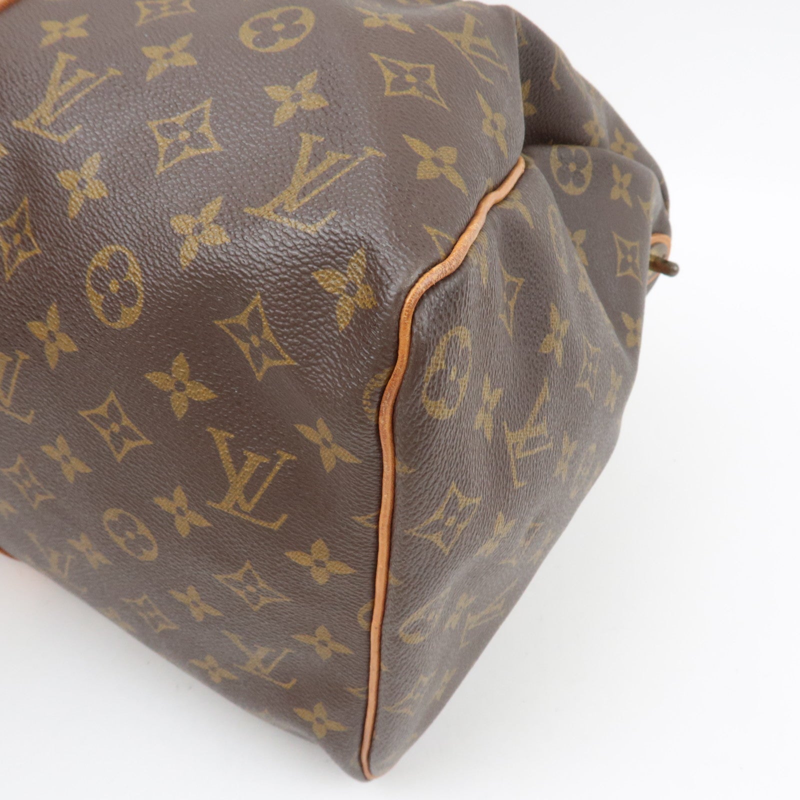 Louis Vuitton Monogram Keepall 45 Old Model M41428 831SA *Name tag, Poignet, Key Lock