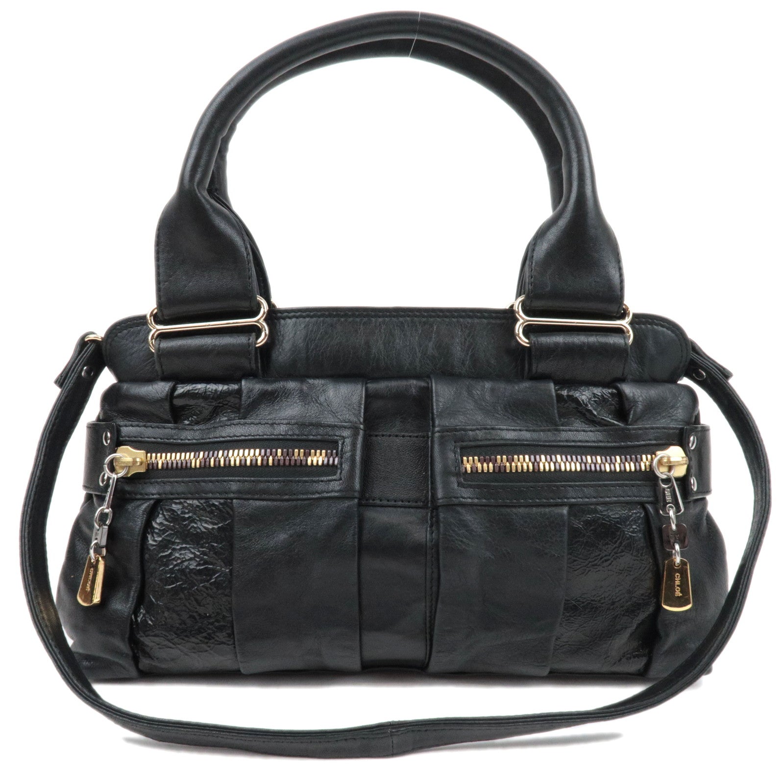 See By Chloe 2Way Handbag Leather Black *Strap82708