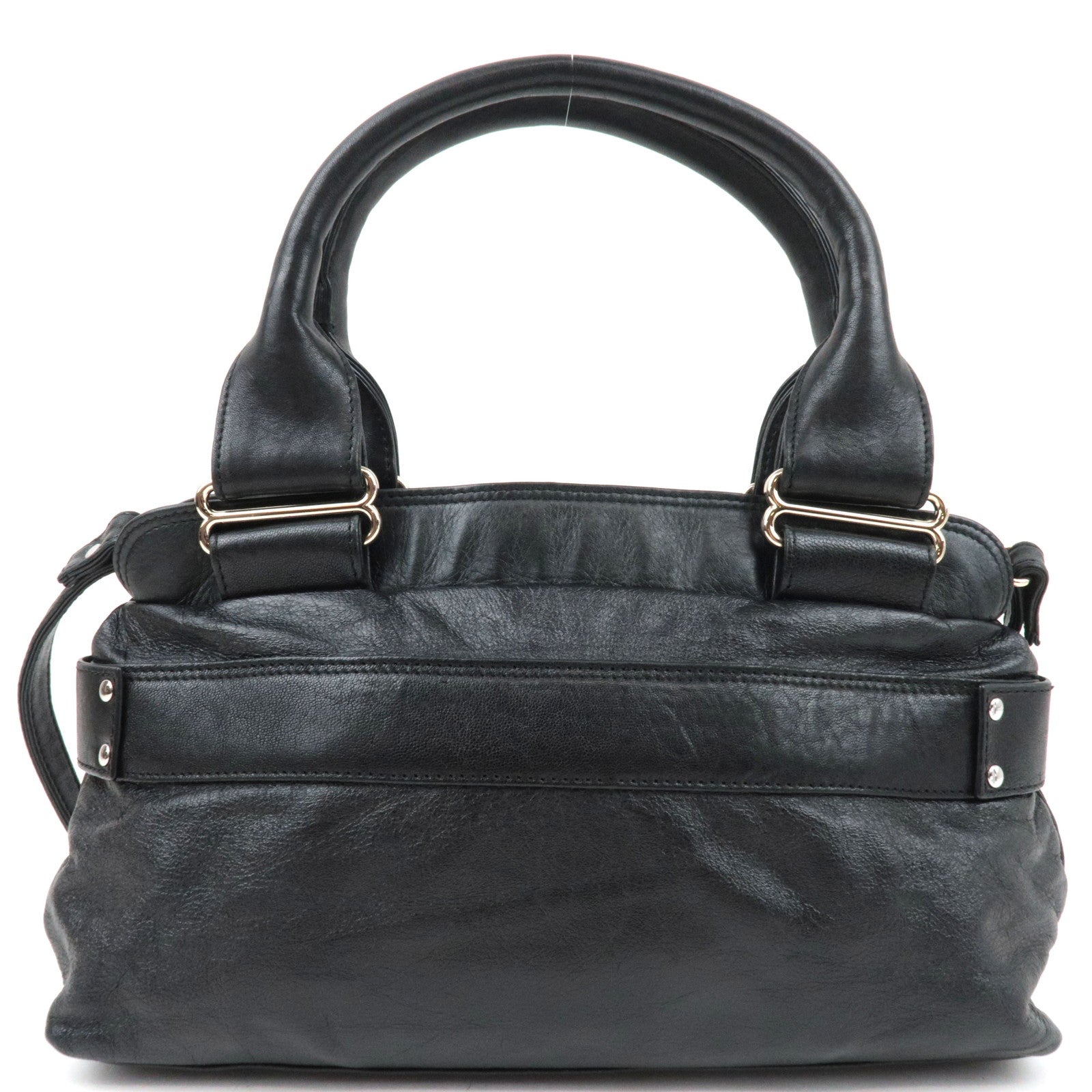 See By Chloe 2Way Handbag Leather Black *Strap
