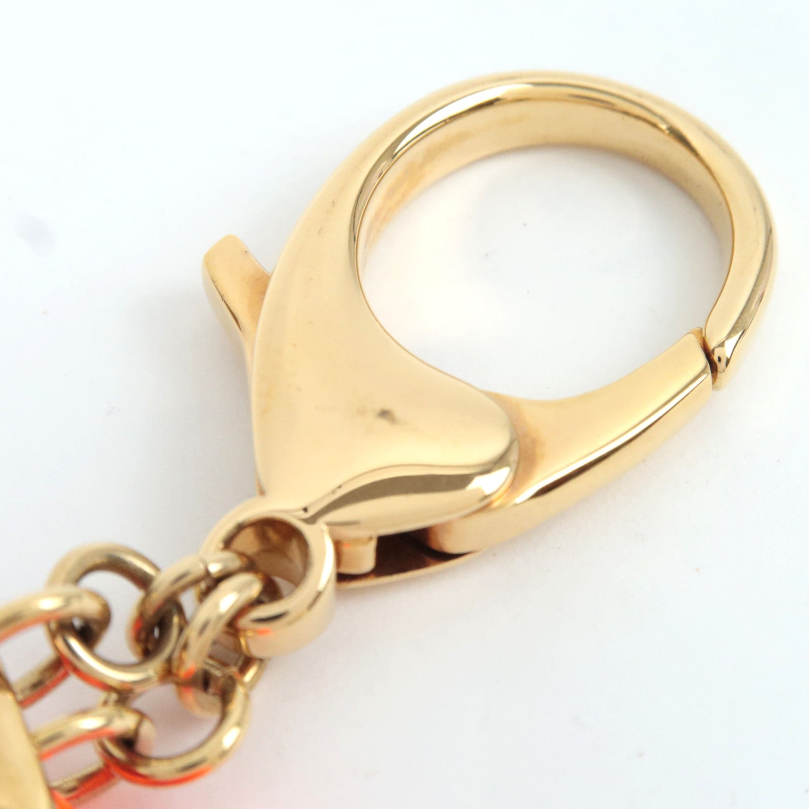 Louis Vuitton Bijoux Sac Graffiti Bag Charm Gold Orange M65765