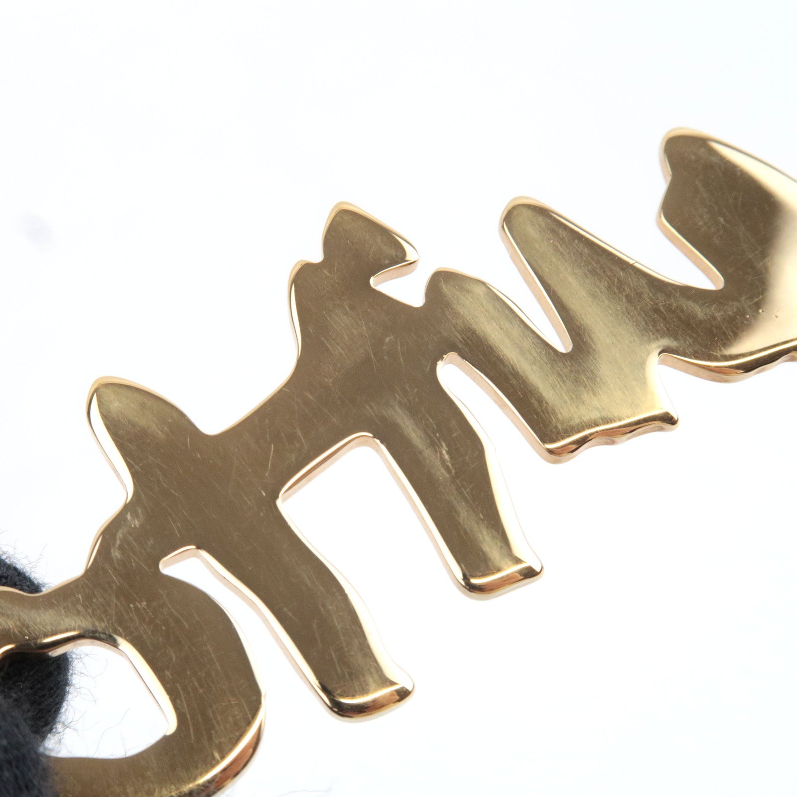 Louis Vuitton Bijoux Sac Graffiti Bag Charm Gold Orange M65765