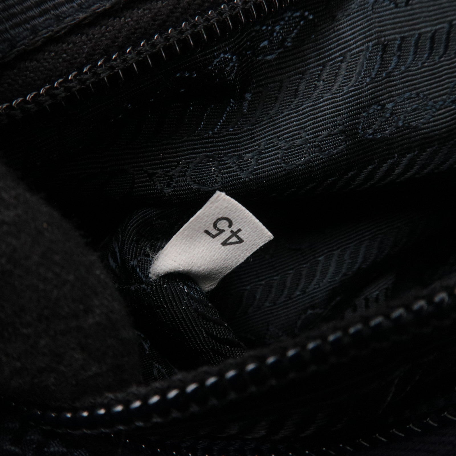 PRADA Nylon Leather Shoulder Bag Navy B8994 *G card, Dust bag