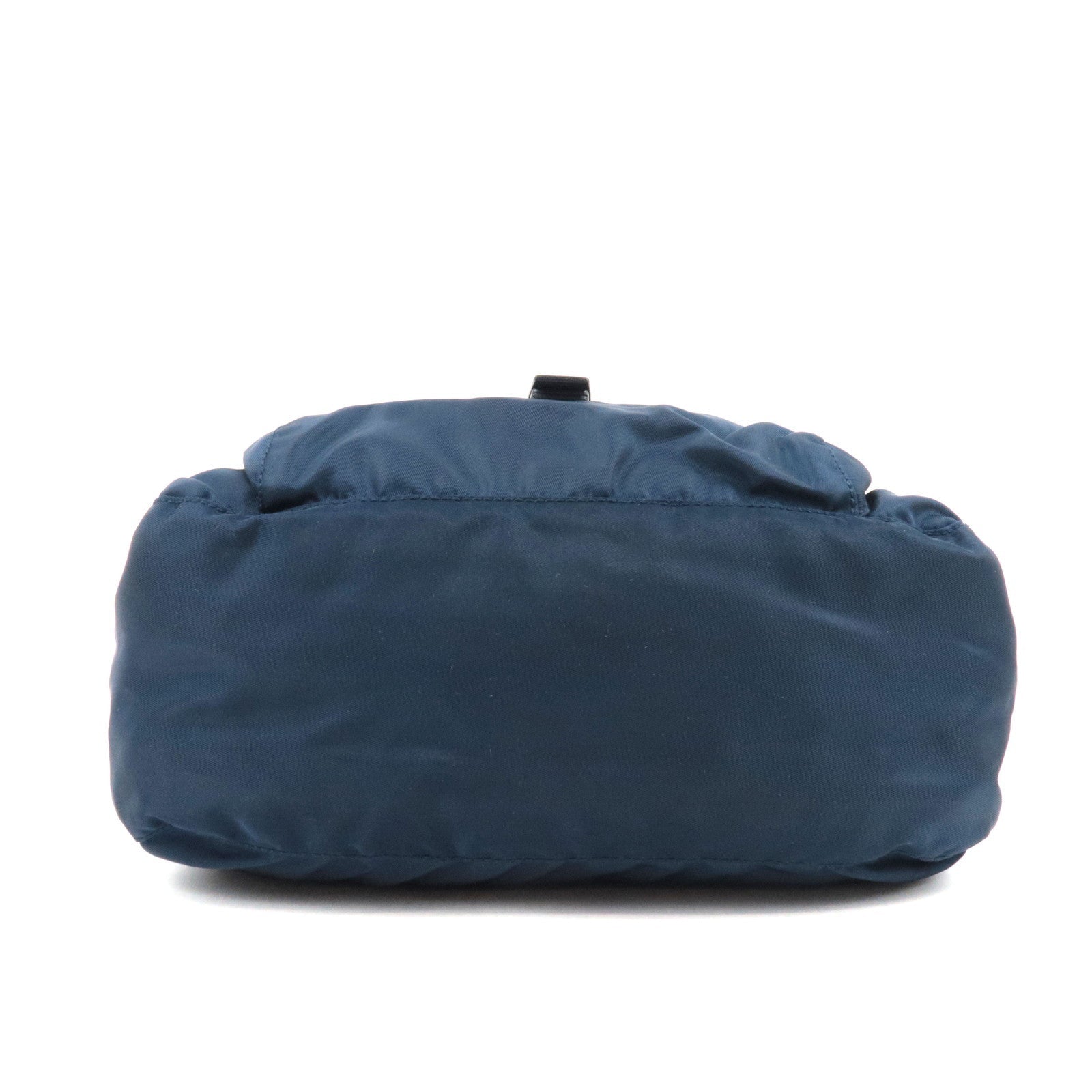 PRADA Nylon Leather Shoulder Bag Navy B8994 *G card, Dust bag