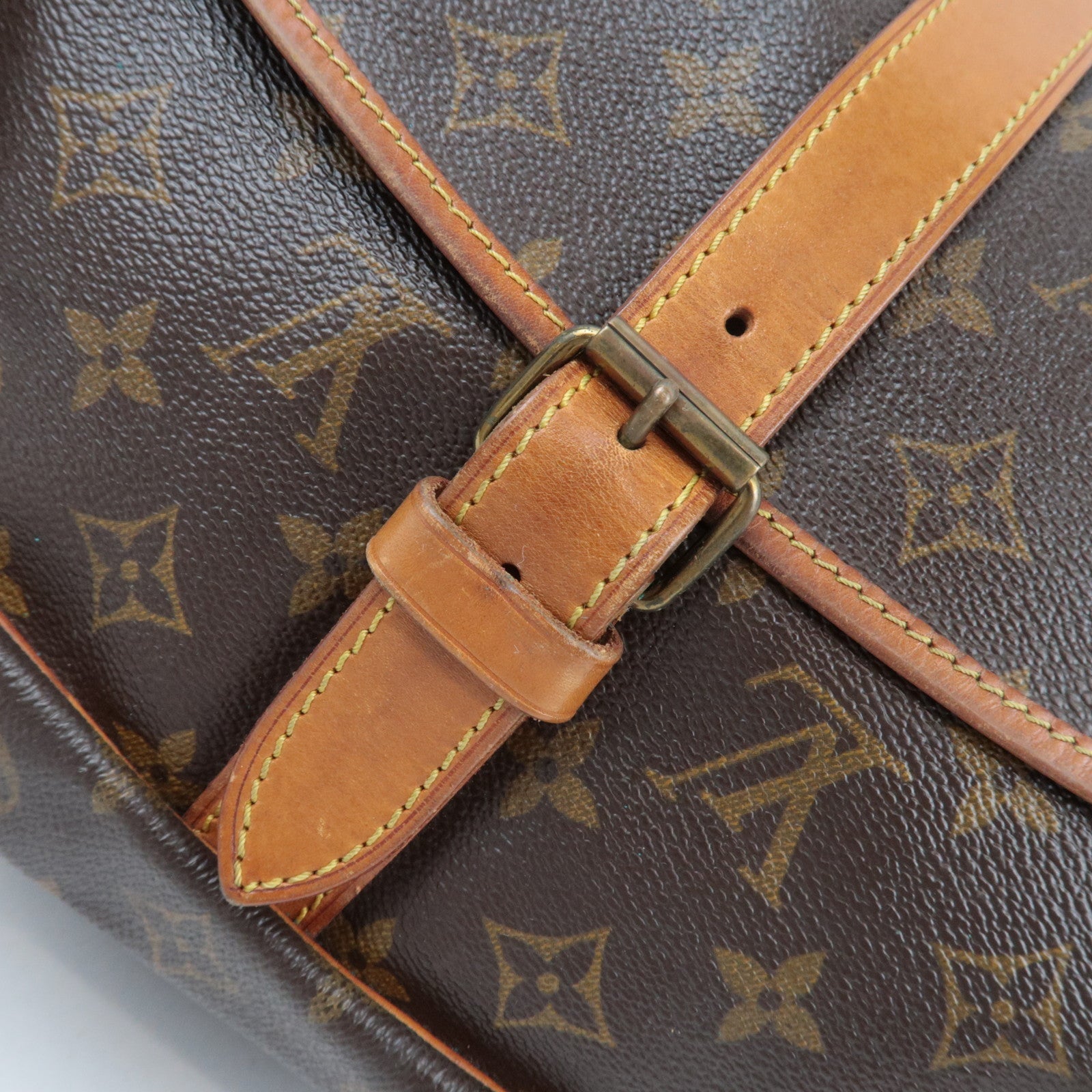 Louis Vuitton Monogram Saumur 35 Shoulder Bag M42254 8906VI