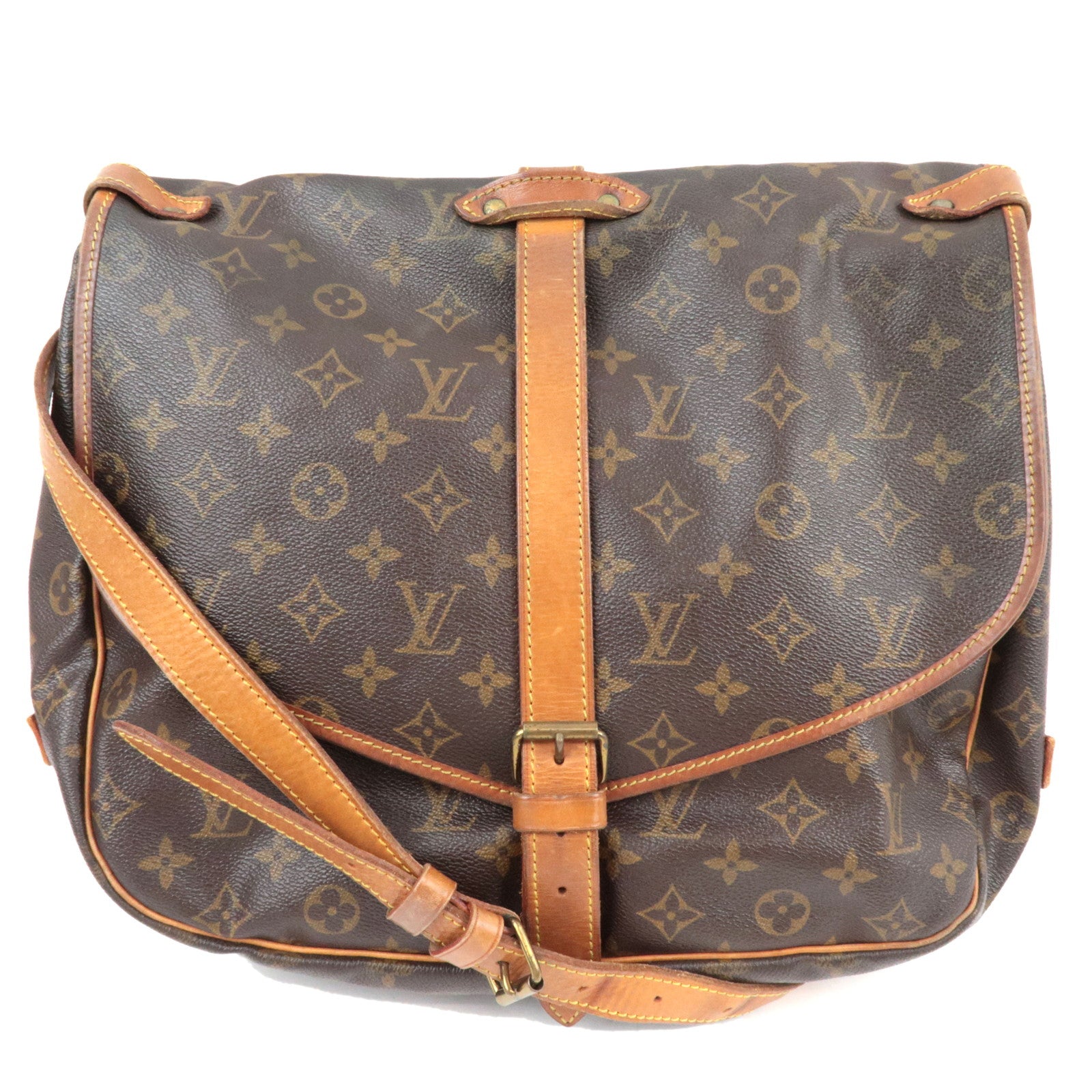 Louis Vuitton Monogram Saumur 35 Shoulder Bag M42254 8906VI82861