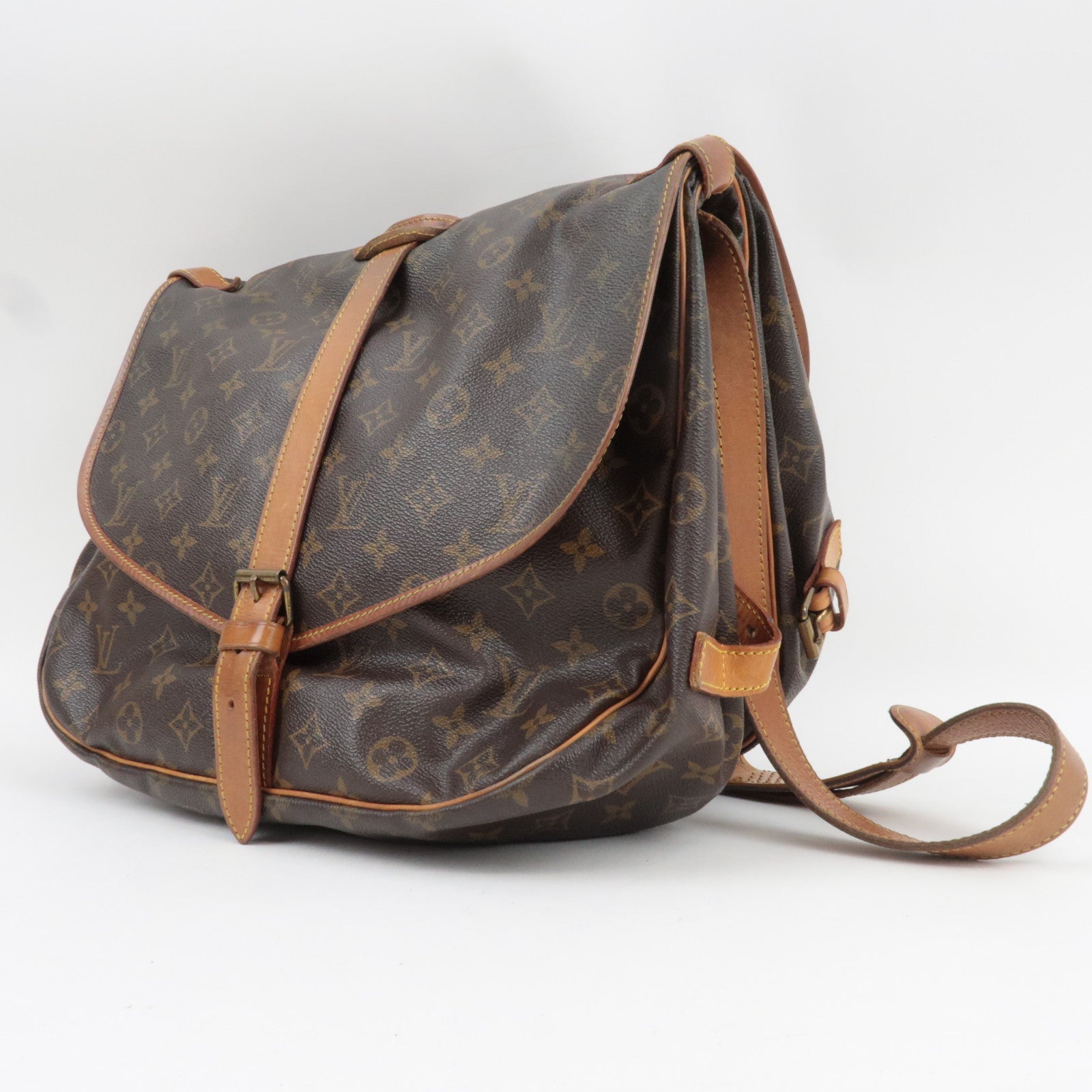 Louis Vuitton Monogram Saumur 35 Shoulder Bag M42254 8906VI