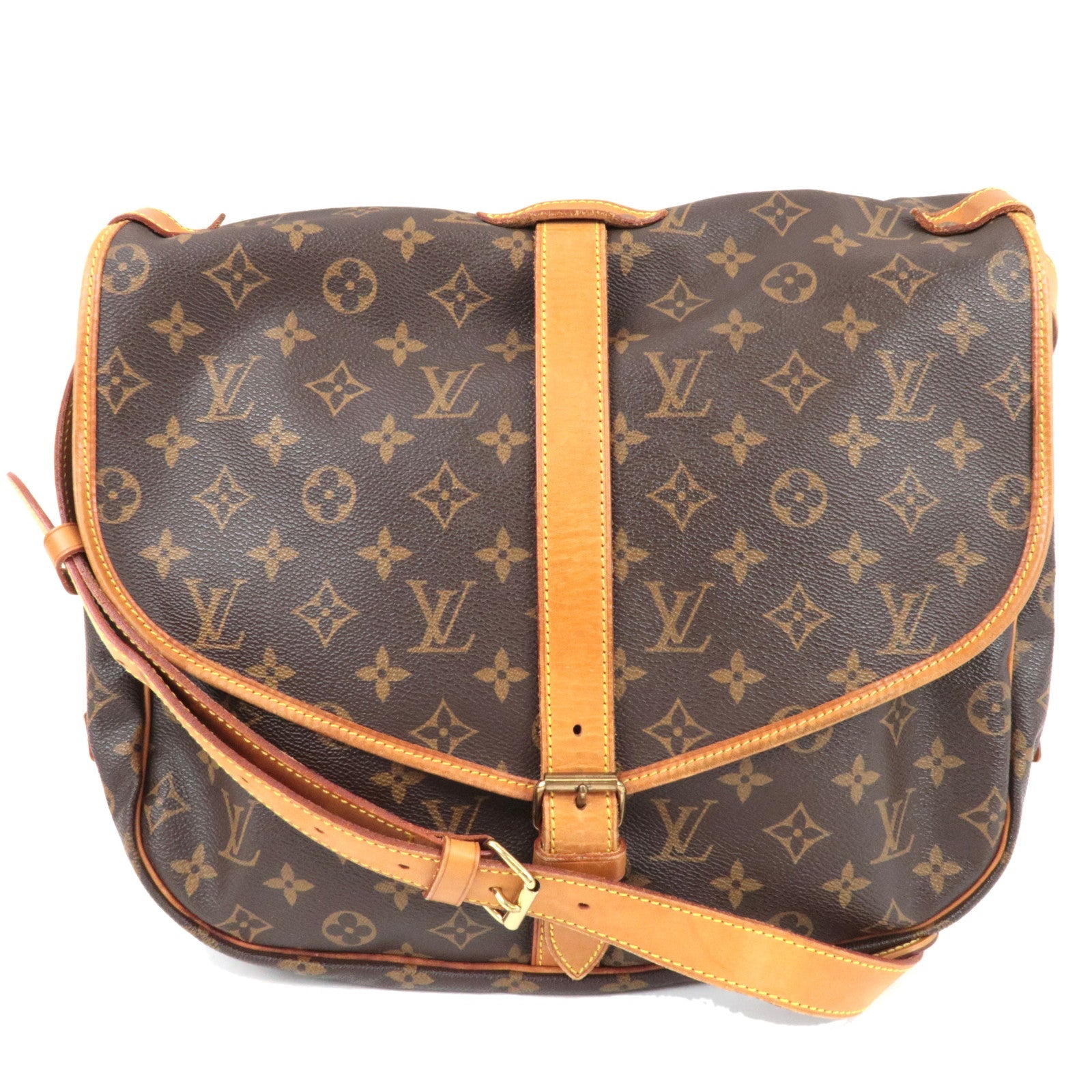 Louis Vuitton Monogram Saumur 35 Shoulder Bag M42254 MB092882865