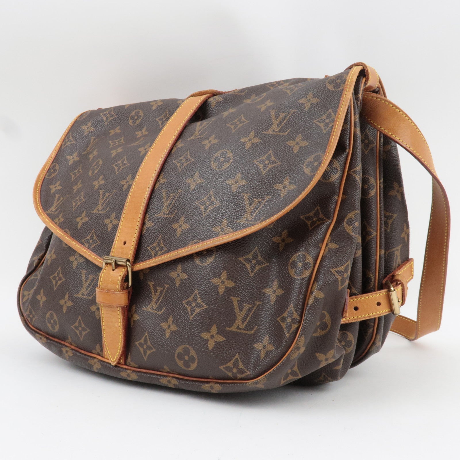 Louis Vuitton Monogram Saumur 35 Shoulder Bag M42254 MB0928