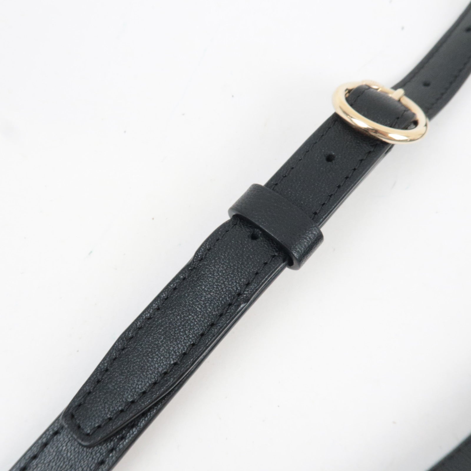 CHANEL Matelasse Tweed Leather 2Way Chain Shoulder Bag Black Gold HDW 24959737