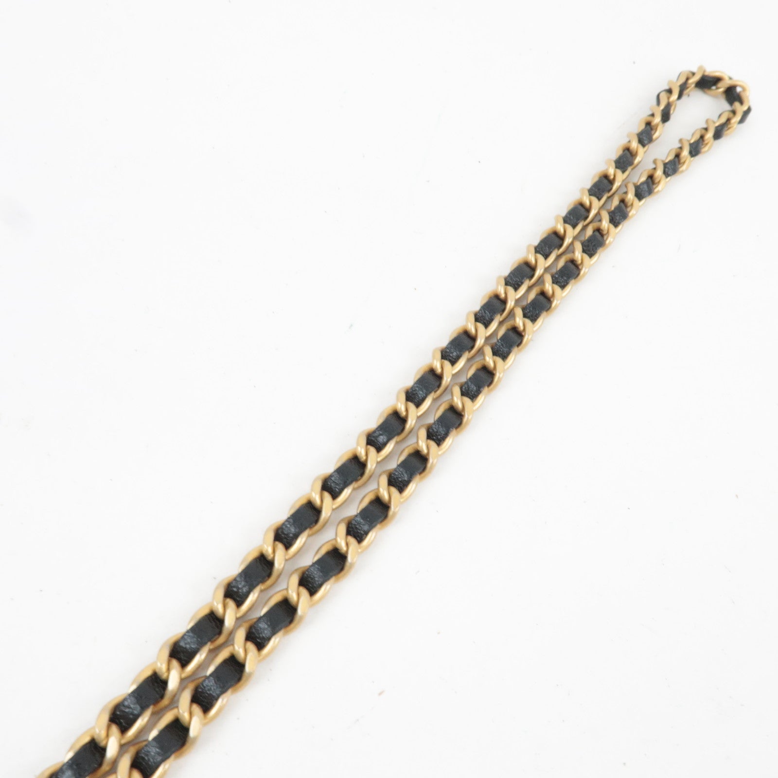 CHANEL 31 Suede Nano Chain Shoulder Bag Black Gold HDW AP3656 L5A8G178 *Box, Dust bag