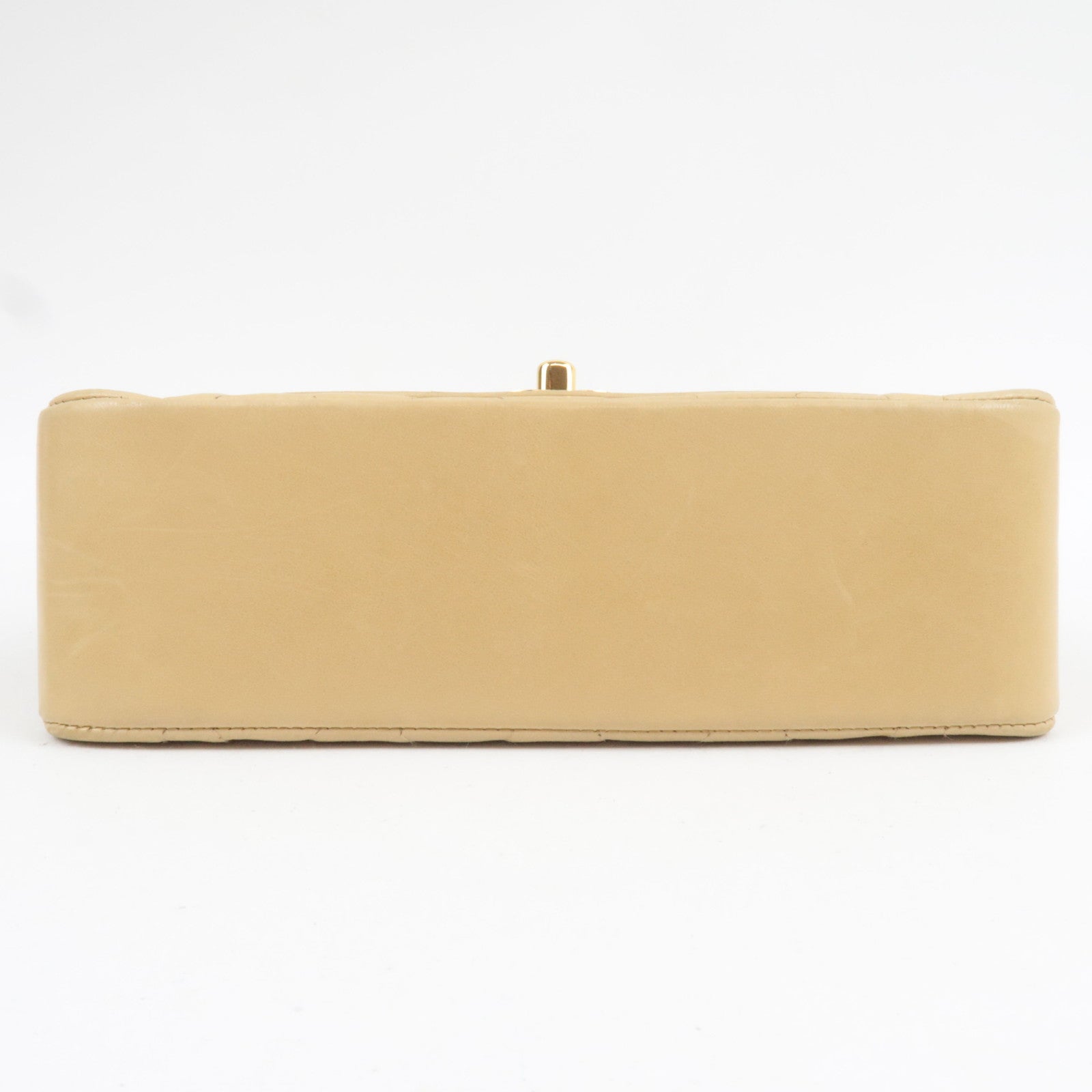 CHANEL Diana Matelasse 23 Lambskin Chain Shoulder Bag Beige A01164 2744599 *Box, Dust bag, G card